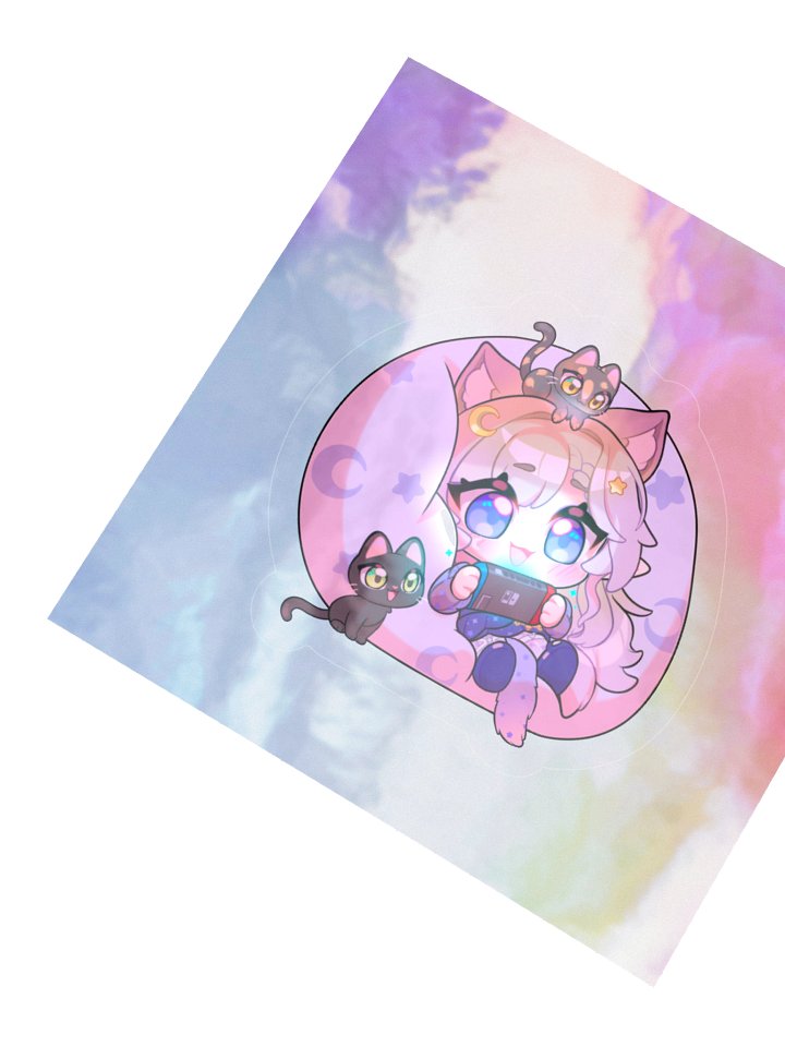 Vtuber Beth Bean Bag Holo sticker product image (4)