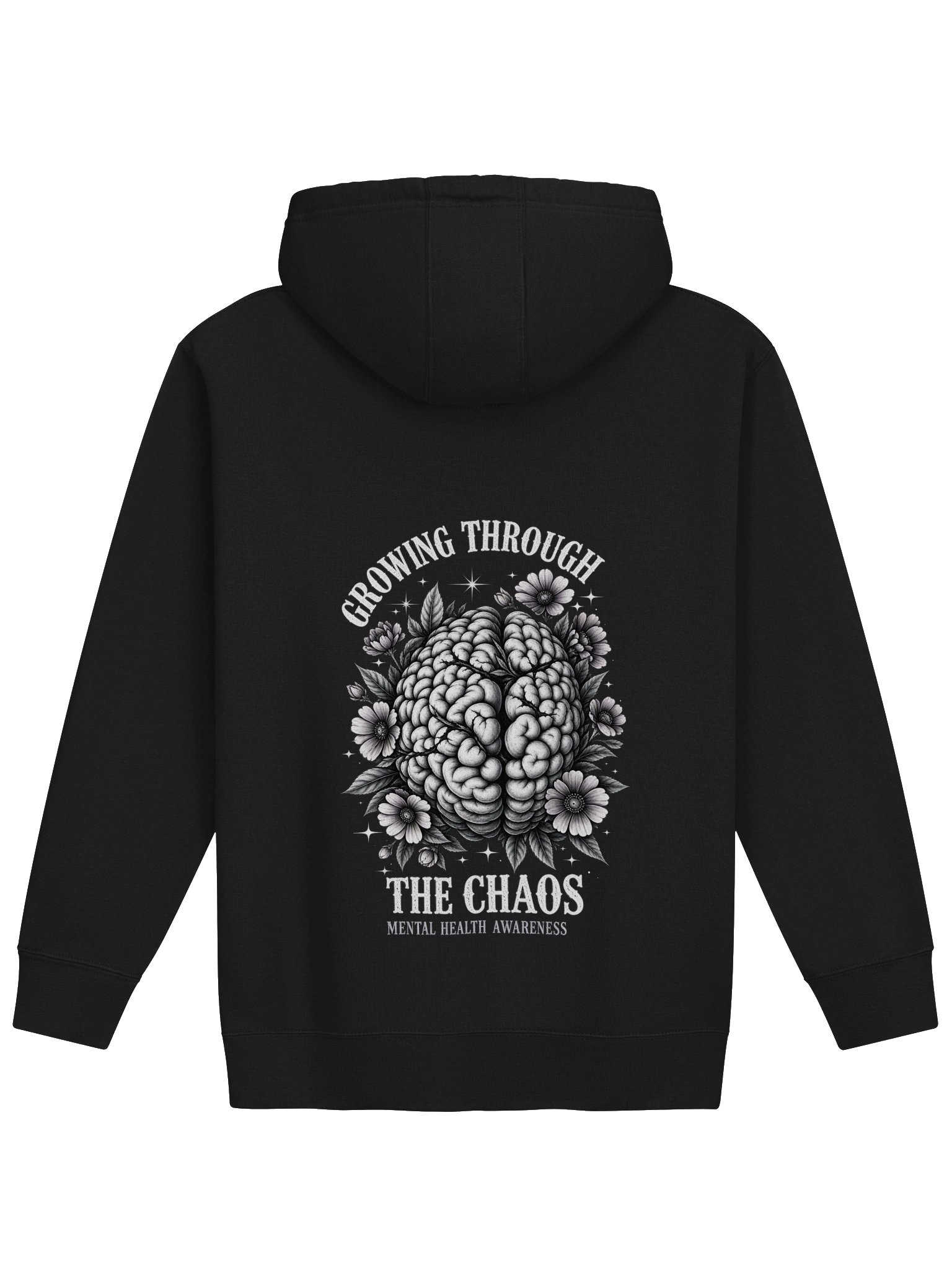 Growing Through the Chaos | Gothic Mental Health Awareness Hoodie product image (17)