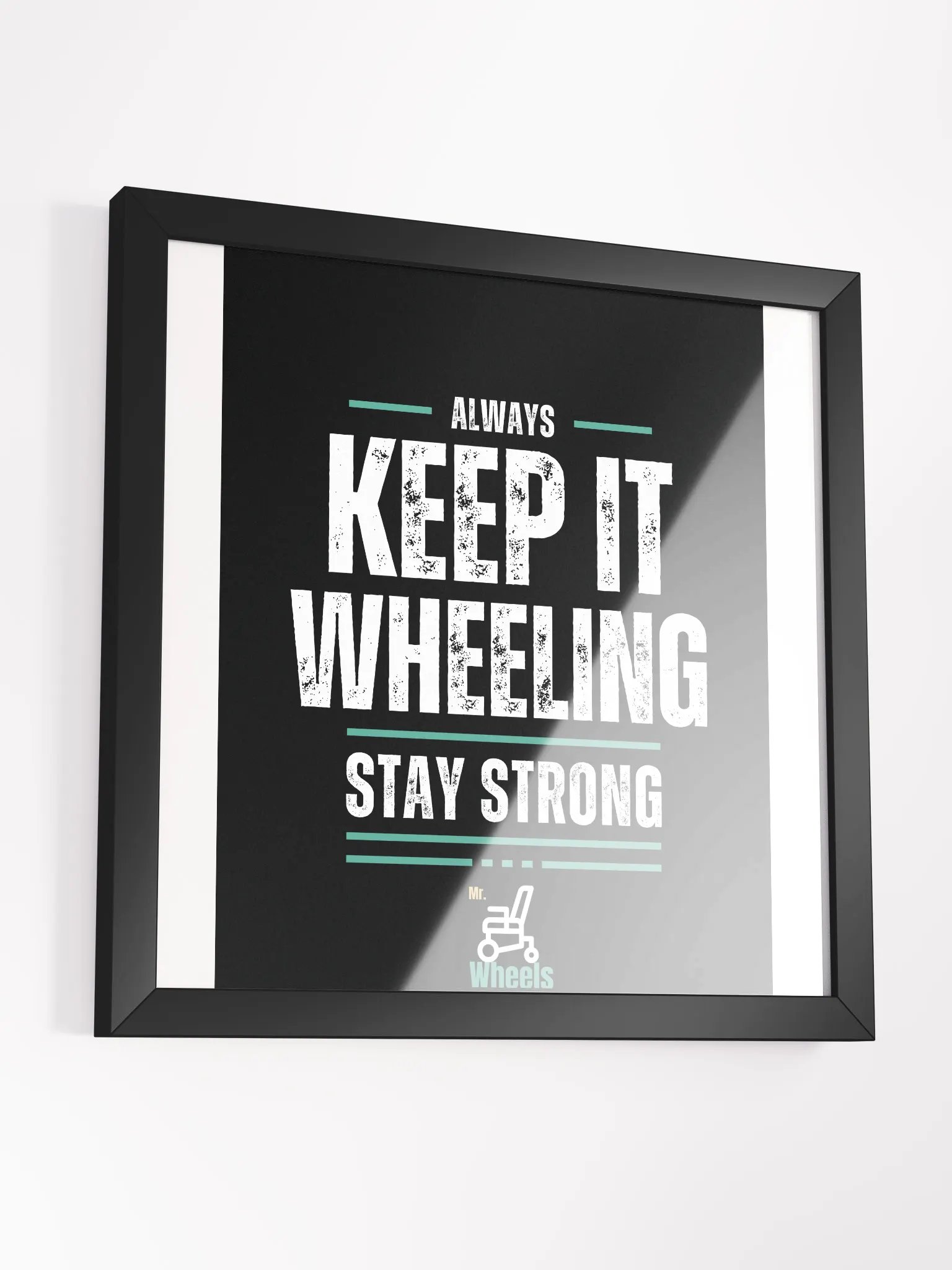 Wheelchair Motivation Framed Poster product image (3)