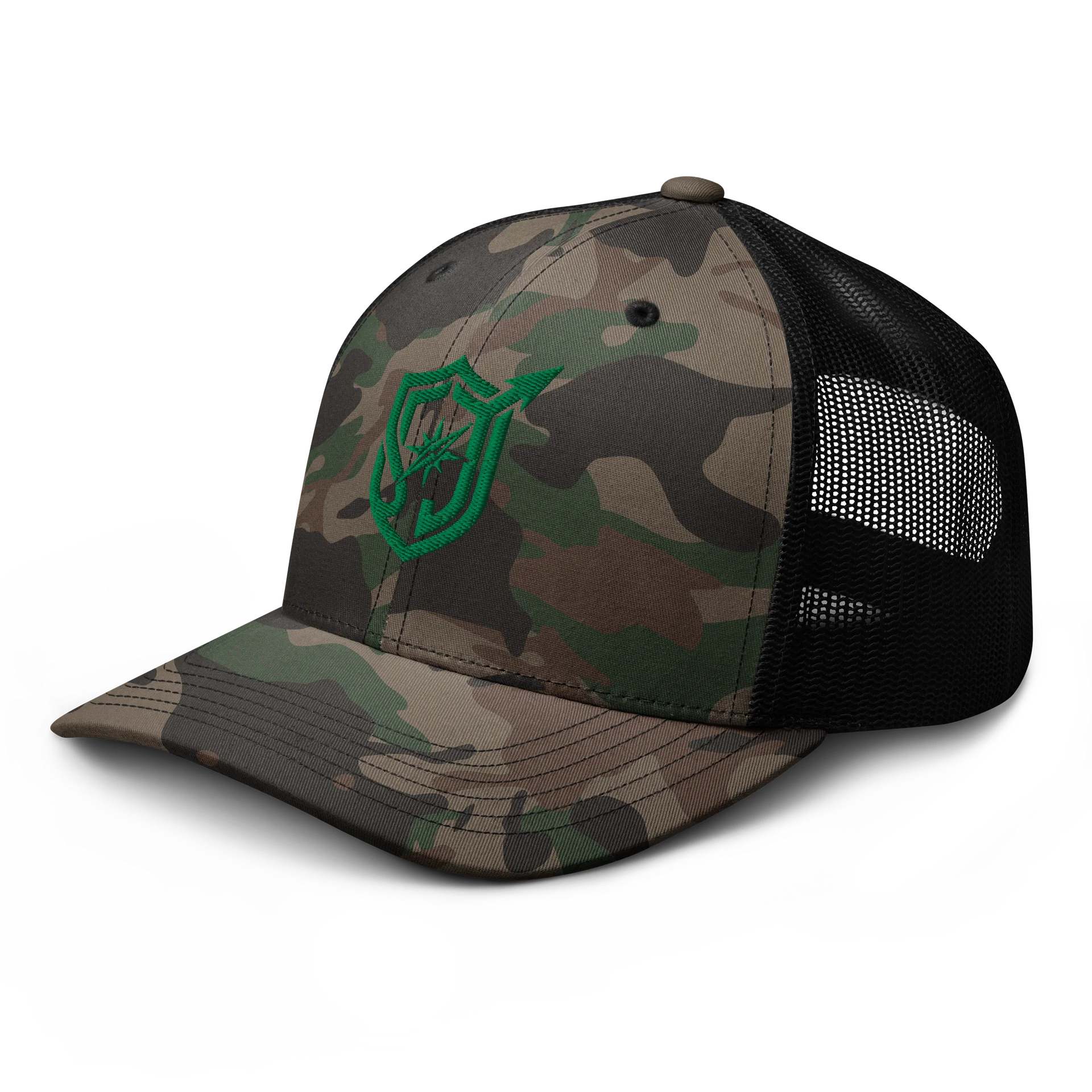 Camo Trucker Hat - Verdant Mark product image (4)