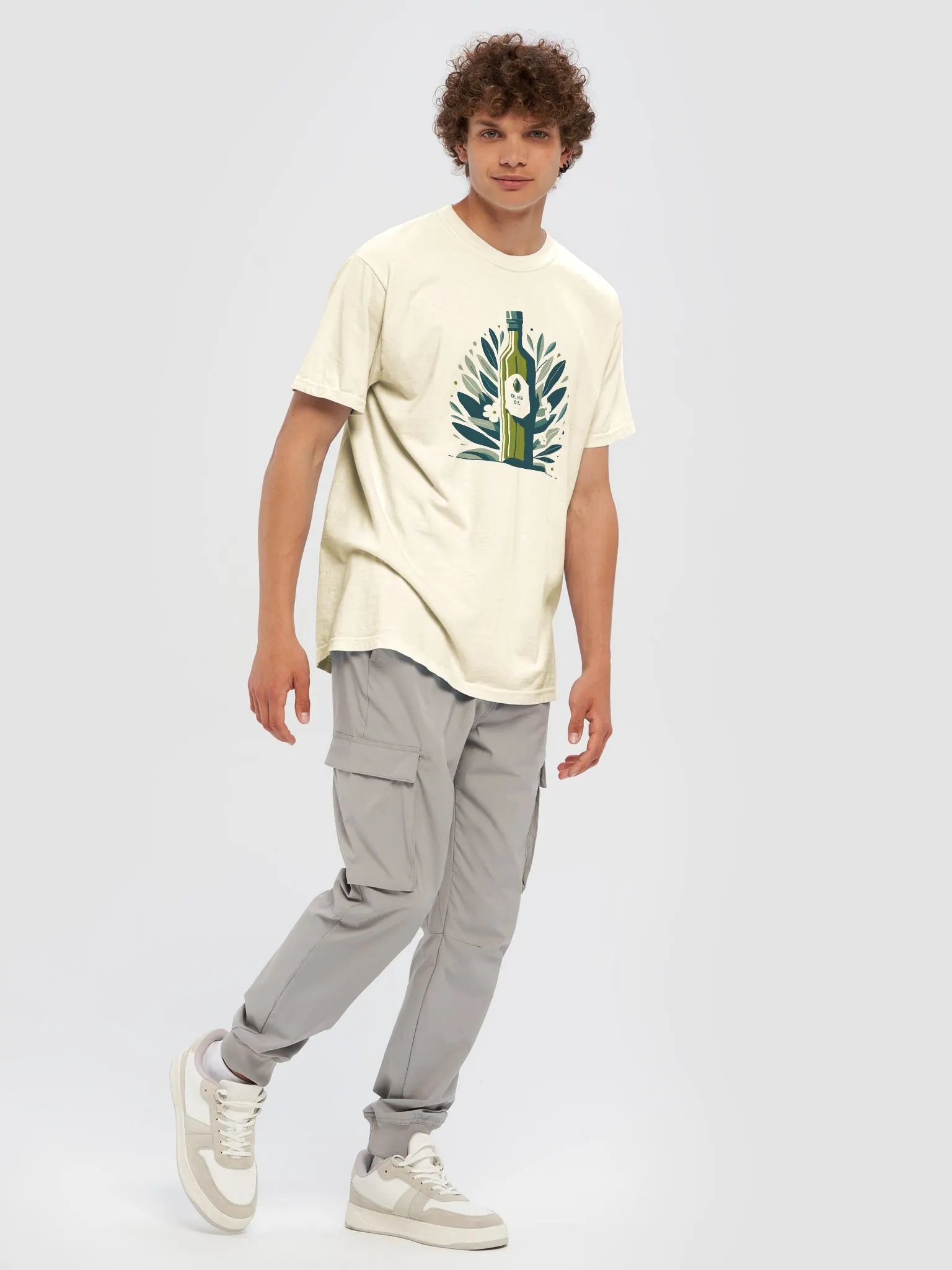 Mediterranean Olive Oil Graphic T-Shirt product image (7)