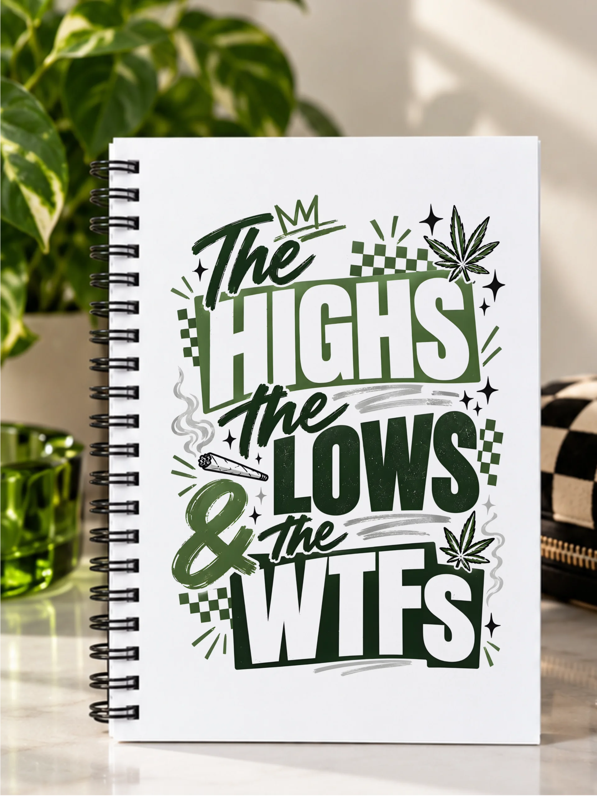 The Highs, the Lows & the WTFs | Spiral Writing Journal product image (1)