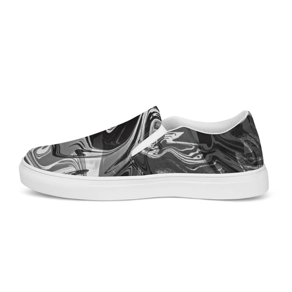 Fluid Chaos Men's Canvas Slip-On Shoes product image (8)