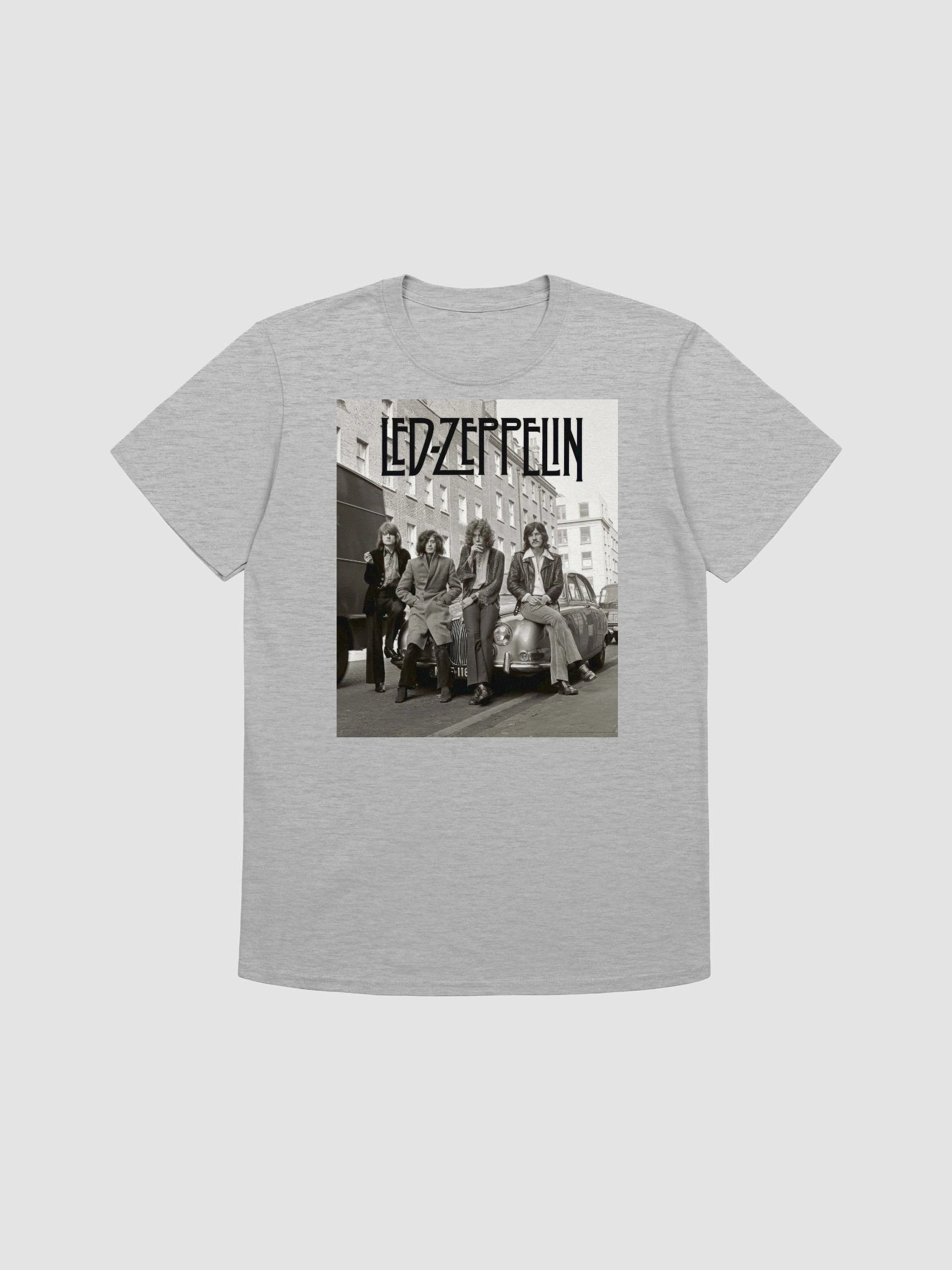 Led Zeppelin T-Shirt | Classic Black & White Band Photo Graphic Tee | Vintage Rock Shirt product image (1)