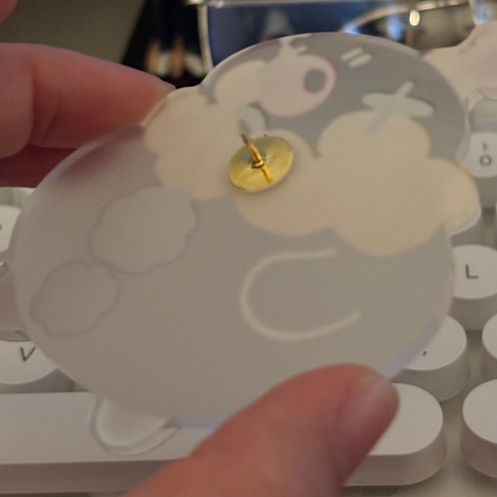 BIG & Small CLOWN BABY CLEAR PIN product image (2)