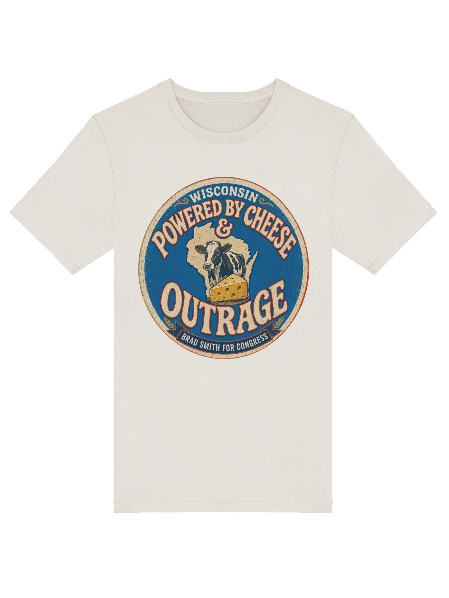 Powered by Cheese & Outrage Tee product image (5)