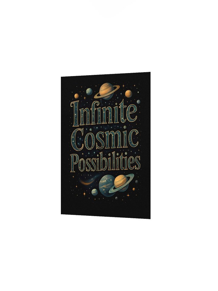 Infinite Cosmic Possibilities Cosmic Green Poster product image (3)