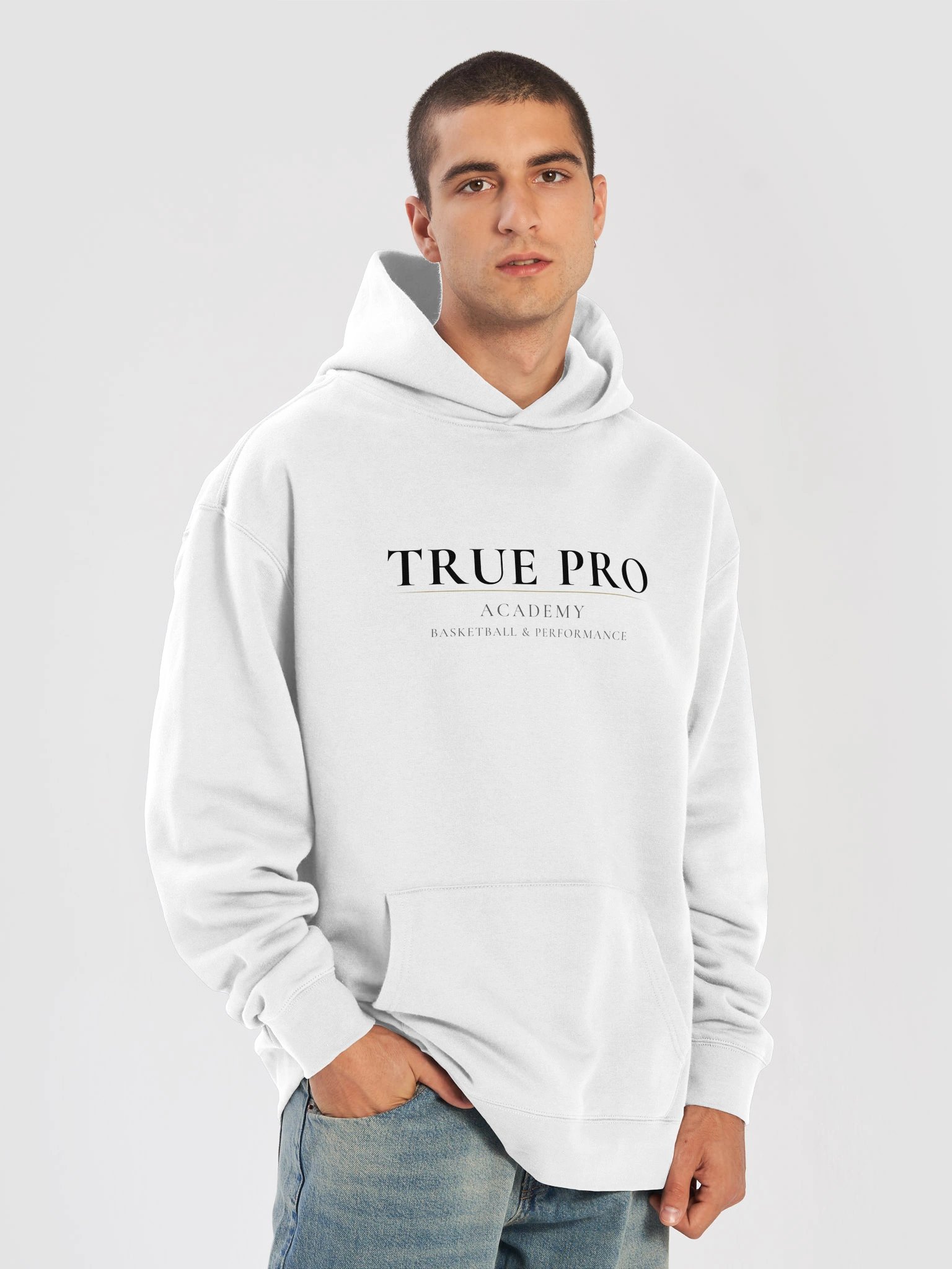 Relaxed Hoodie — White product image (7)