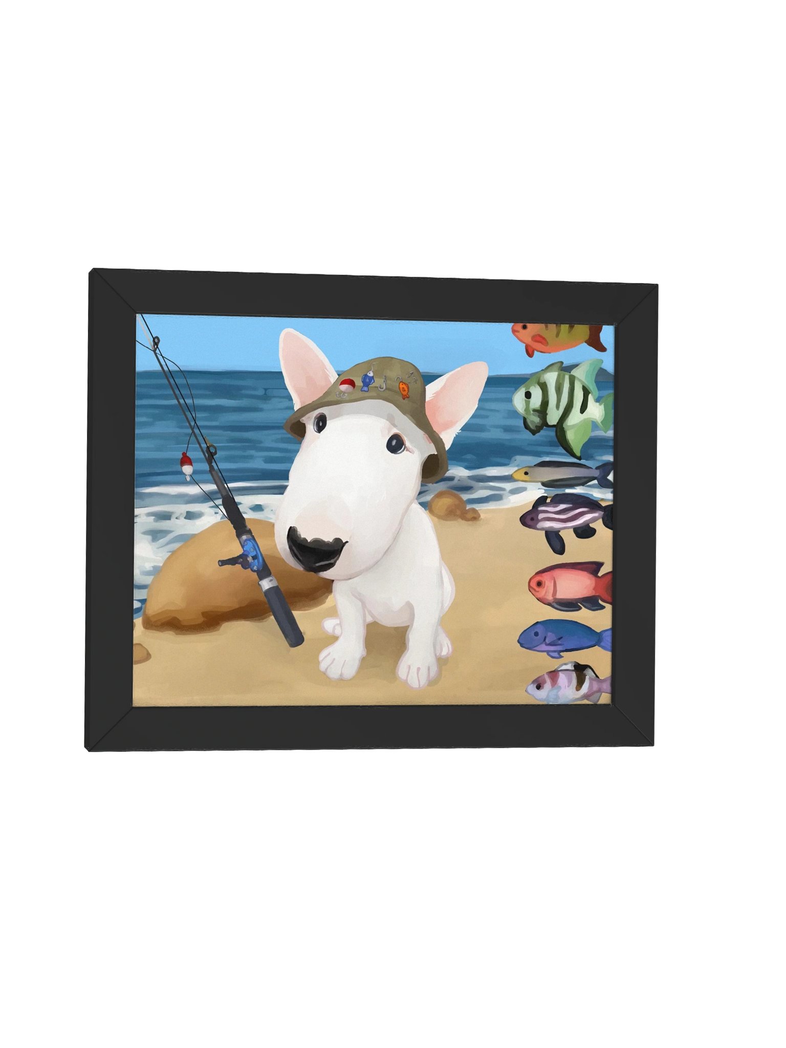 Fisher Dog framed poster product image (1)