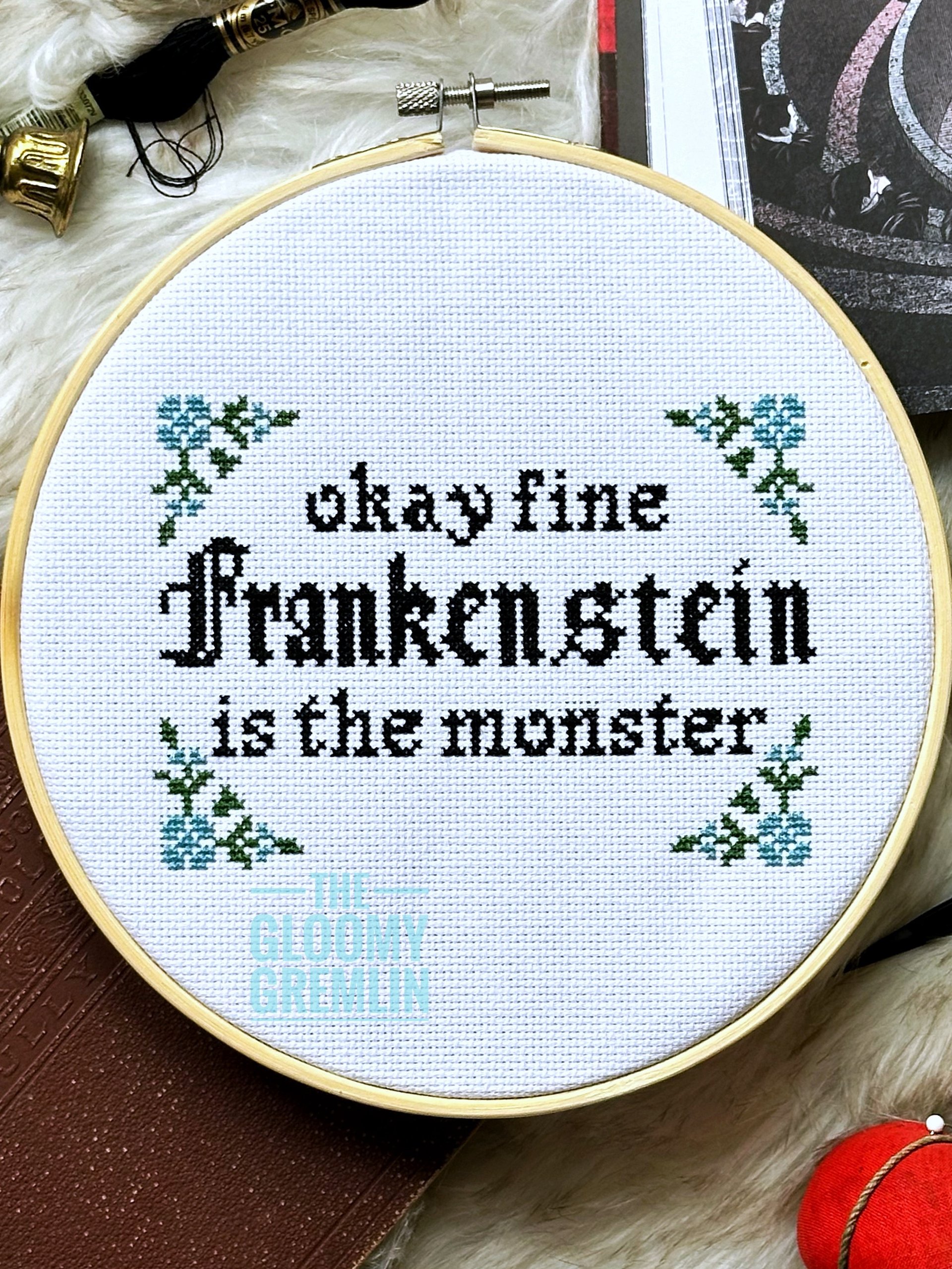 Frankenstein Is The Monster - Cross Stitch Pattern product image (1)