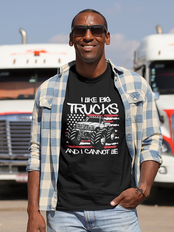 Bella Canvas men's Tshirt Featuring I Like Big Trucks product image (1)