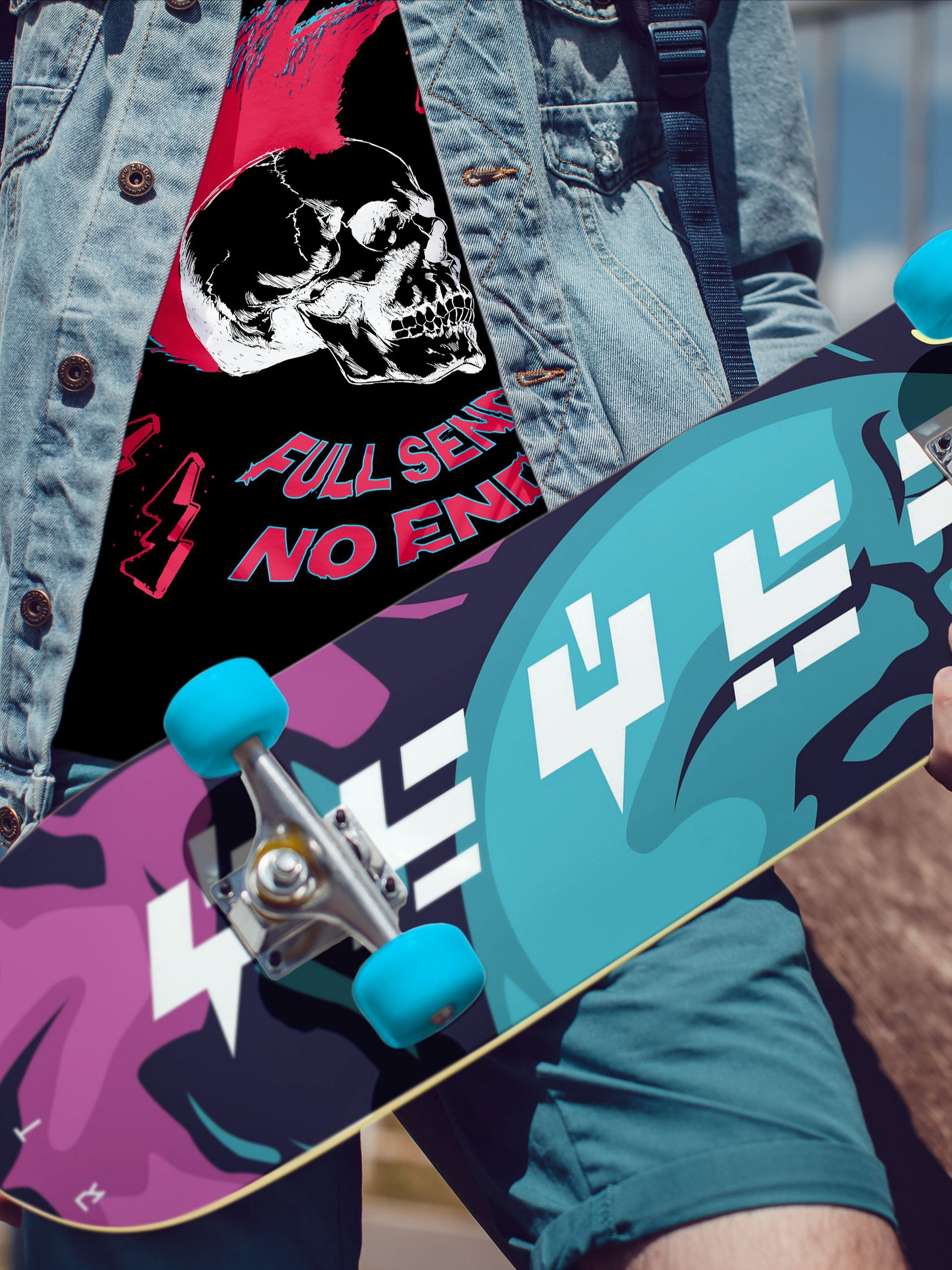 FULL SEND - NO END Black Tee Vs. 2 product image (10)