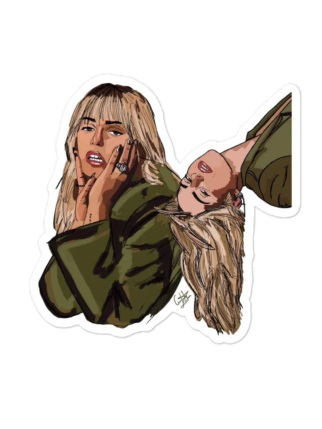 Double Reneé Sticker product image (1)