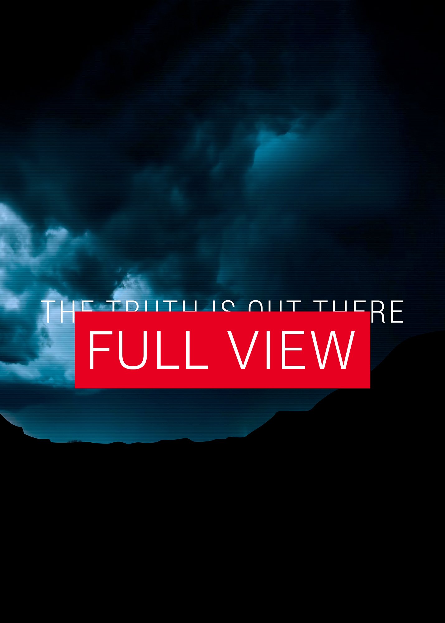 The Truth is Out There S01E01 / The X-Files poster — sci-fi poster, movie poster, space art print product image (5)
