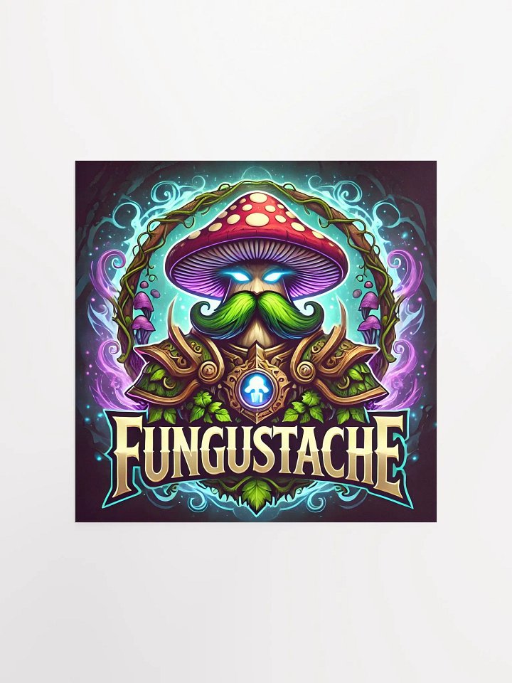 Fungustache Fantasy Poster product image (1)