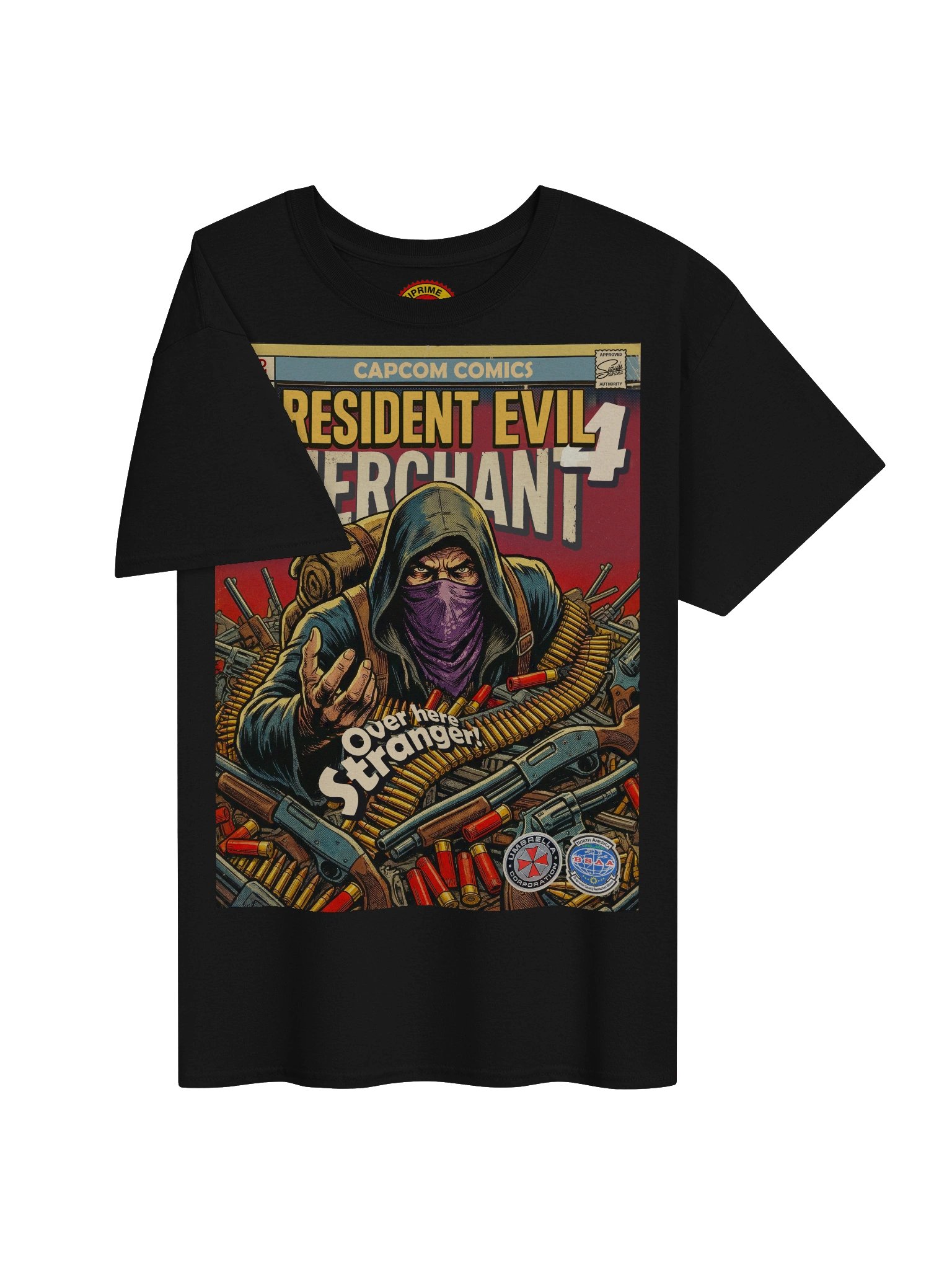 Resident Evil 4 Merchant Comic Art T-Shirt product image (3)