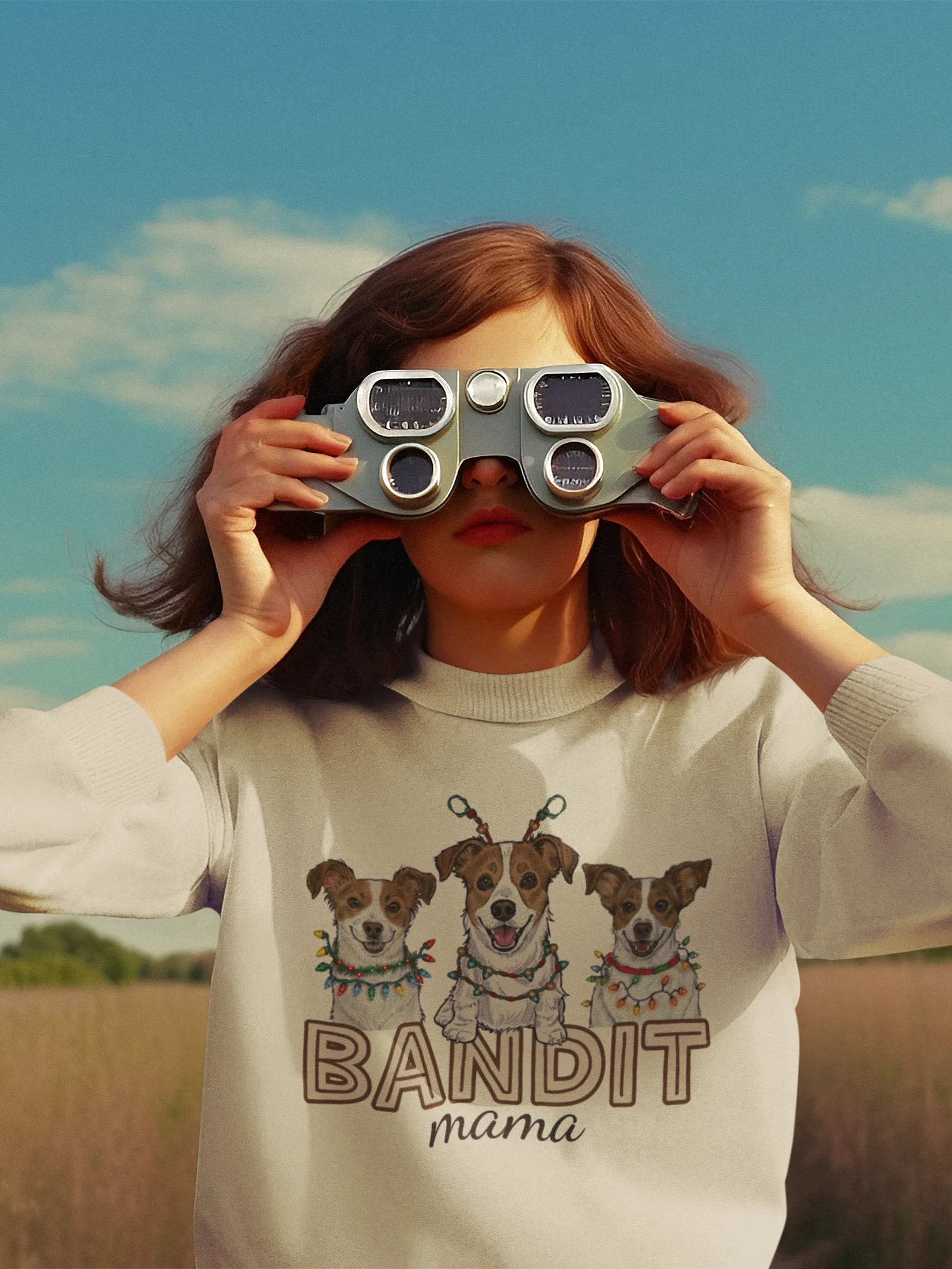 Jack Russell Christmas Mama/Dad, Custom Sweatshirt product image (1)