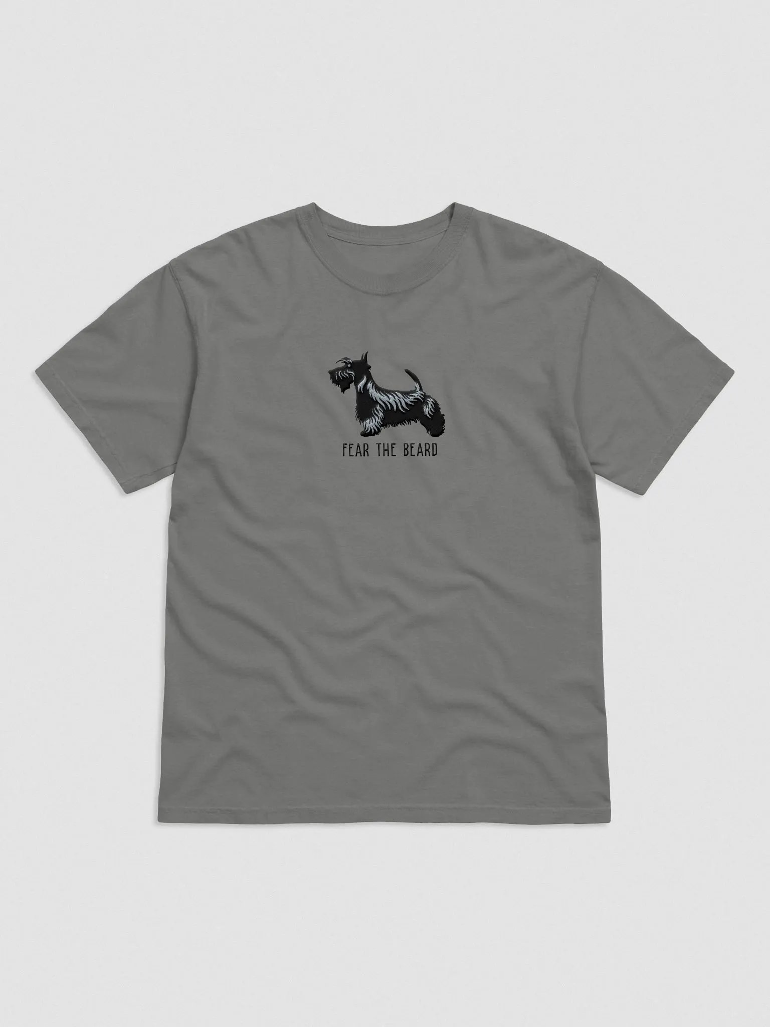 Fear the Beard T-Shirt(Embroidered) of a Scottish Terrier product image (4)