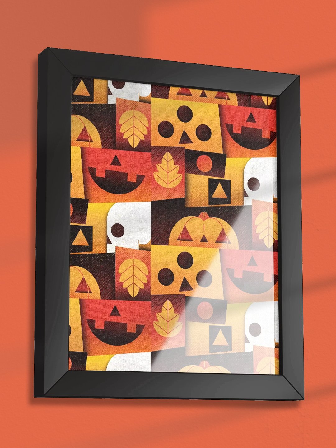 Halloween Pattern #2 | Framed Print product image (2)