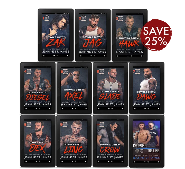 Dirty Angels MC & Crossing the Line Ebook Bundle product image (1)