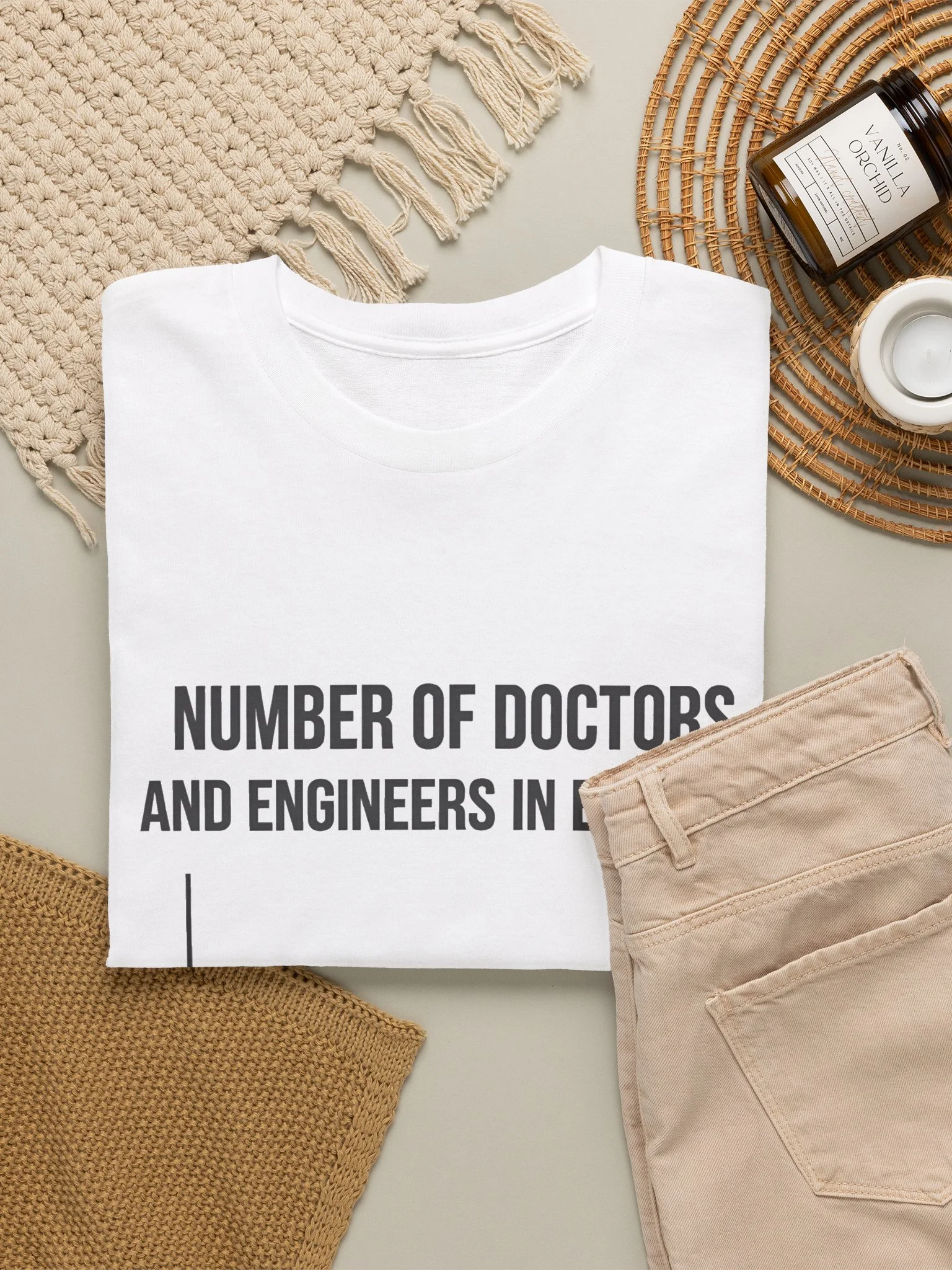 Number of Doctors and Engineers in Europe Shirt product image (104)