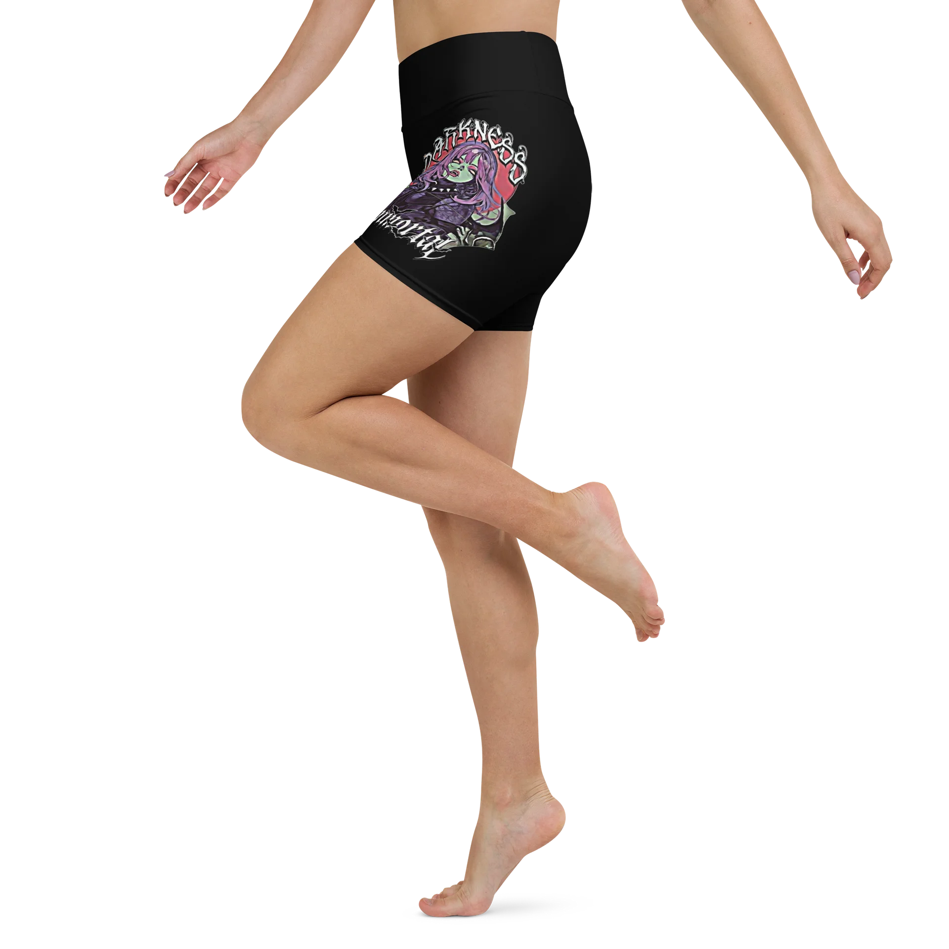 Goth Girl Darkness Biker Shorts product image (4)