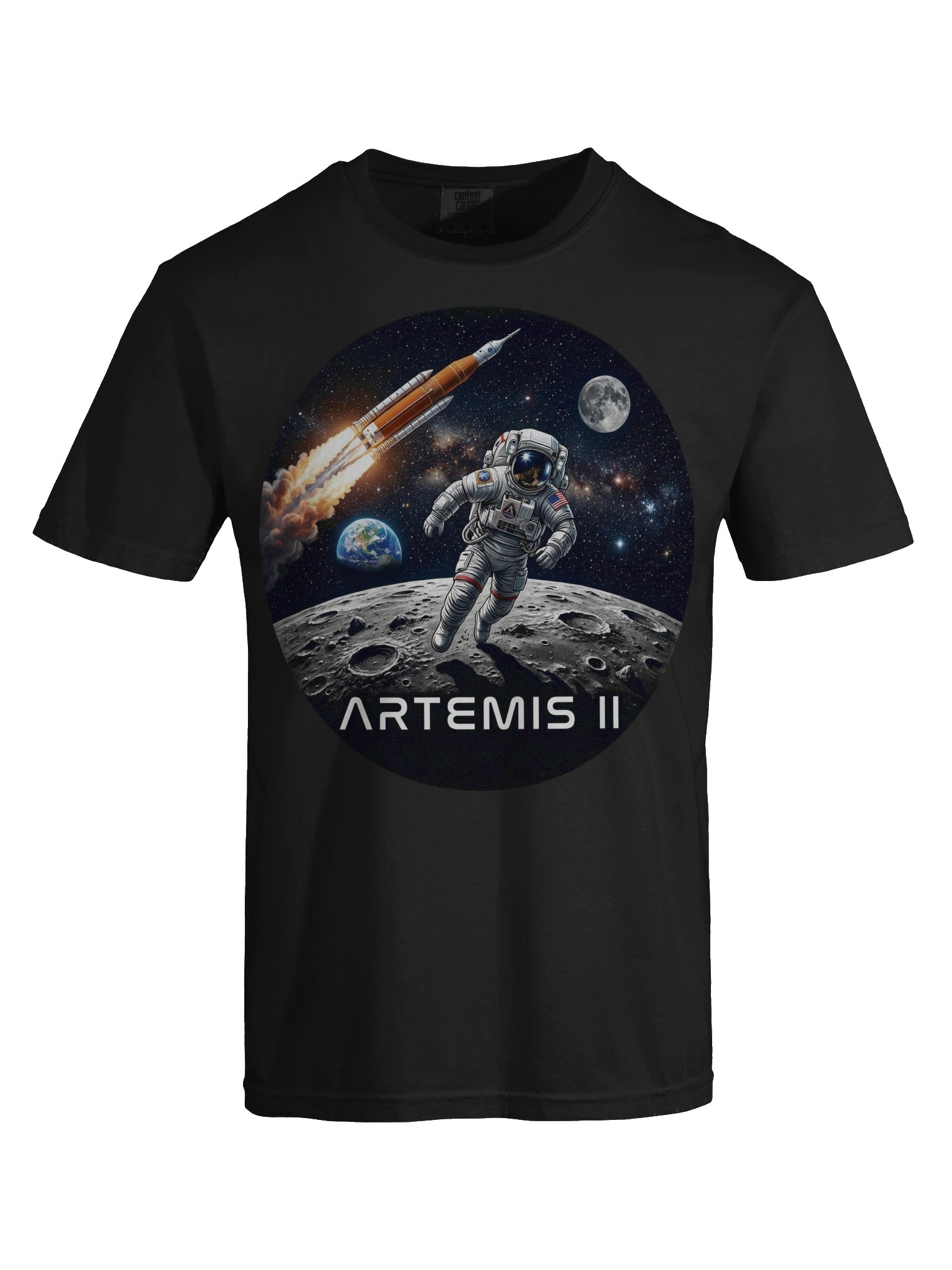Artemis II Shirt 2026, NASA Inspired Moon Mission Tee, Space Graphic T-Shirt, Astronaut Lunar Design, Space Lover Gift product image (8)