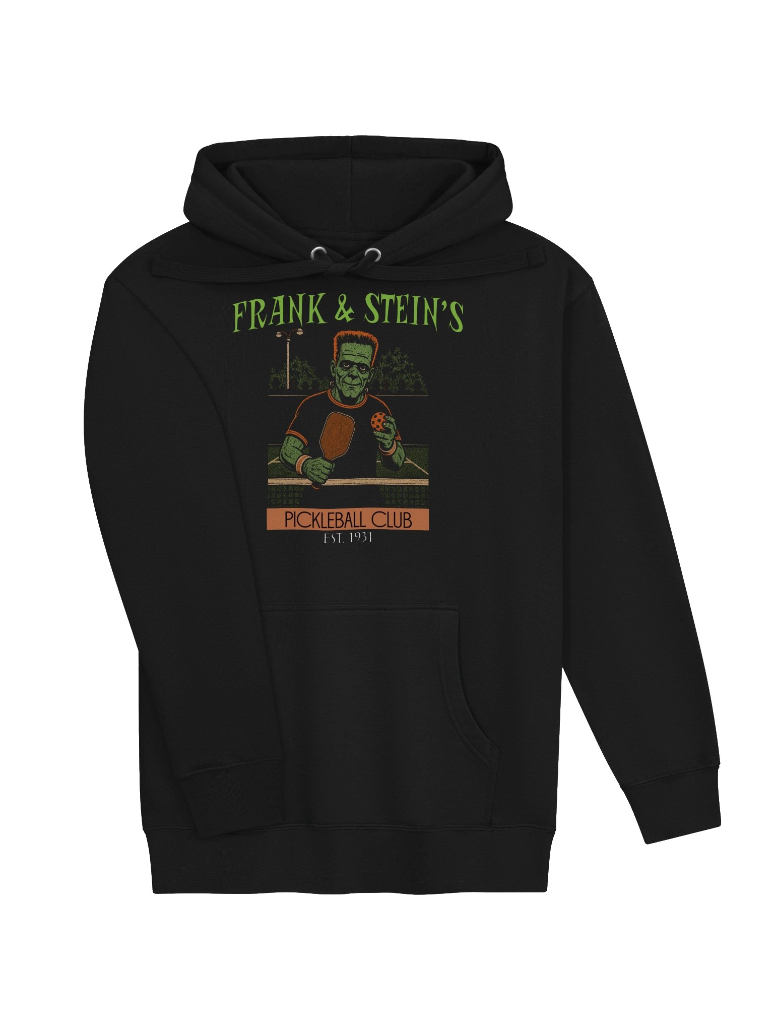 Frank and Stein Halloween Pickleball Hoodie product image (18)