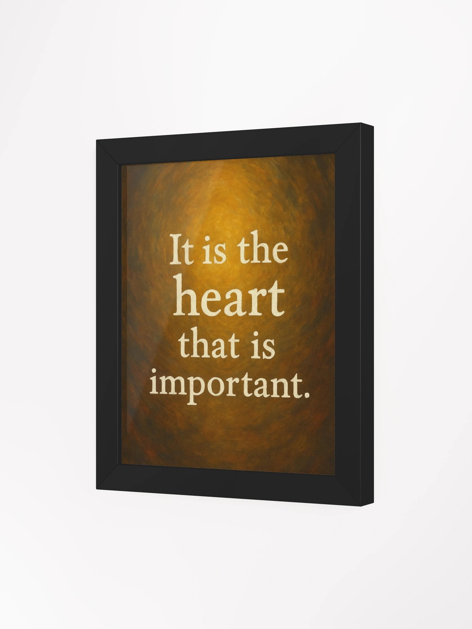 “It Is the Heart That Is Important” – Nichiren Buddhism Framed Poster product image (3)