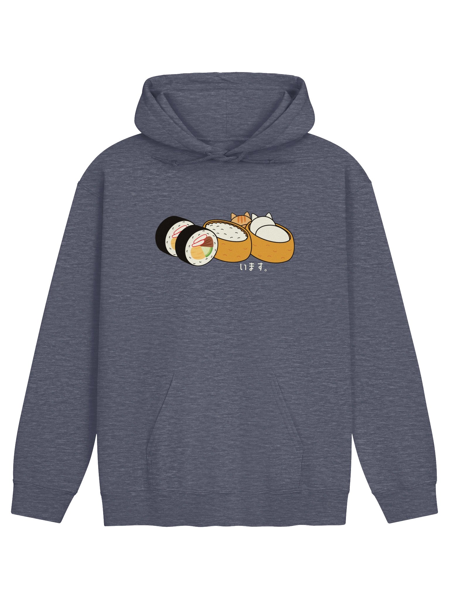 Inari Sushi and Futomaki Cat - Unisex Adult Hoodie product image (1)