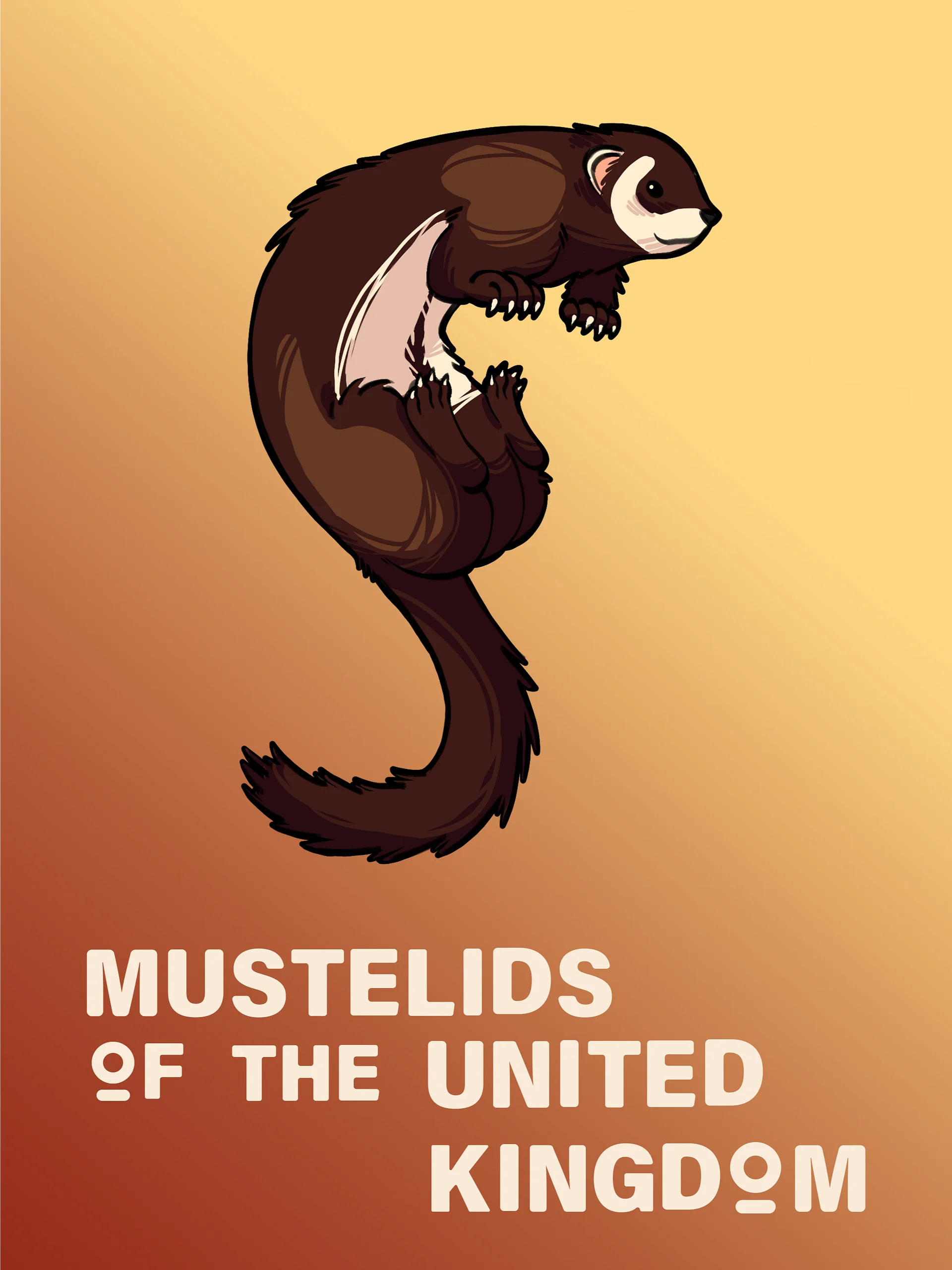 Mustelids of the UK - Illustrated Icon Pack product image (3)