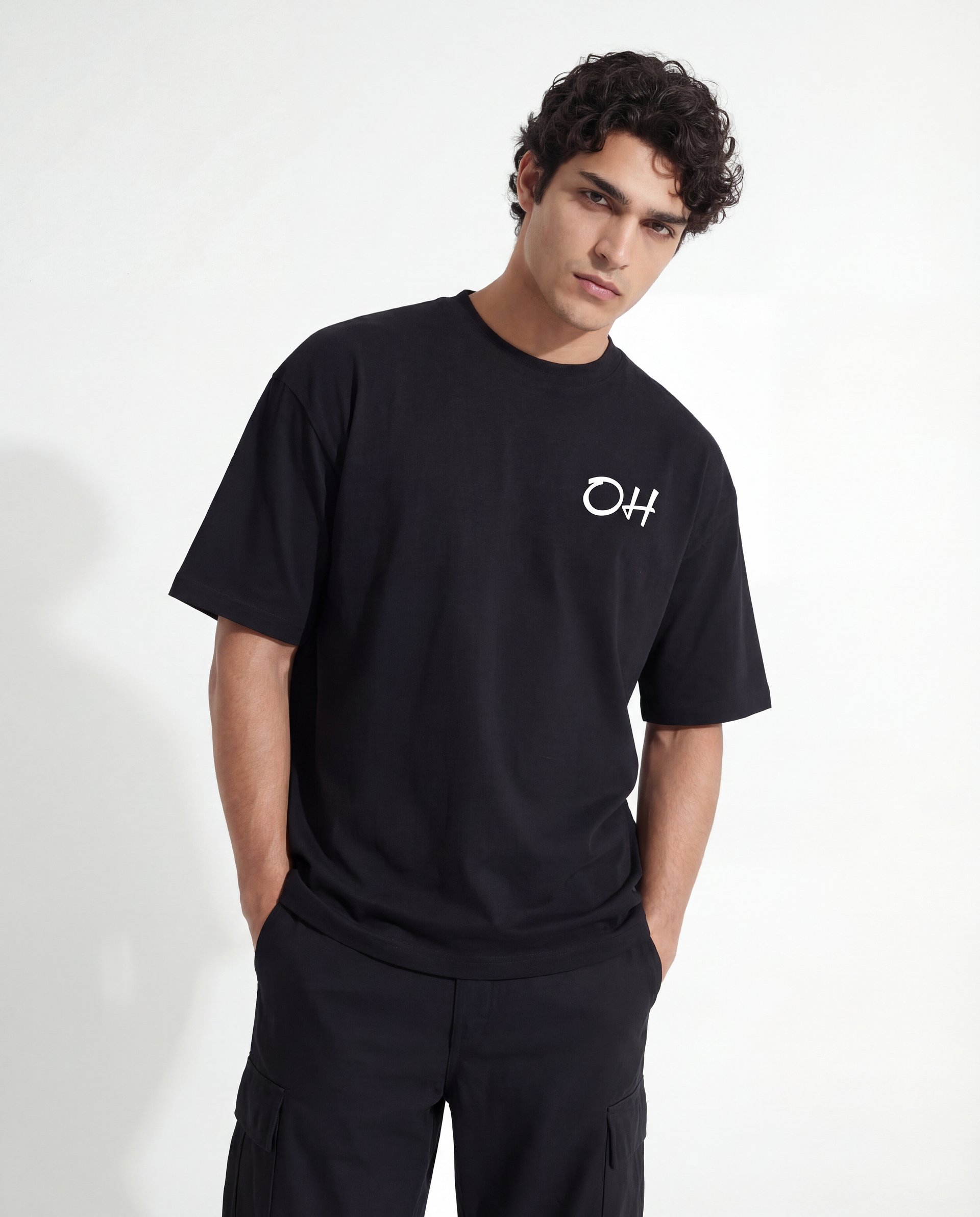 Outside Oversize Tee — Black product image (4)
