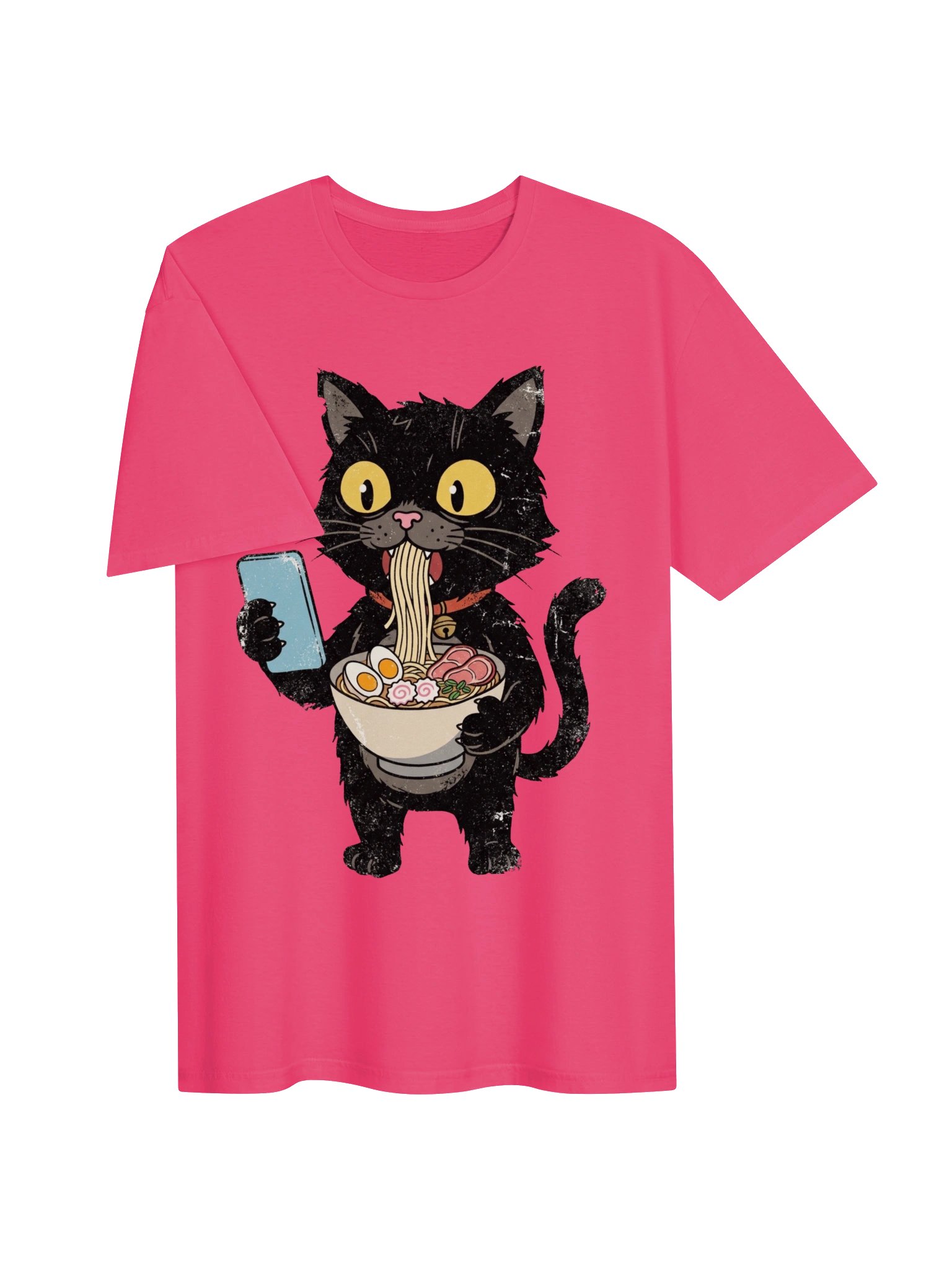 Copy of Ramen Scroll Cat – Vintage Funny Cat T-Shirt product image (4)