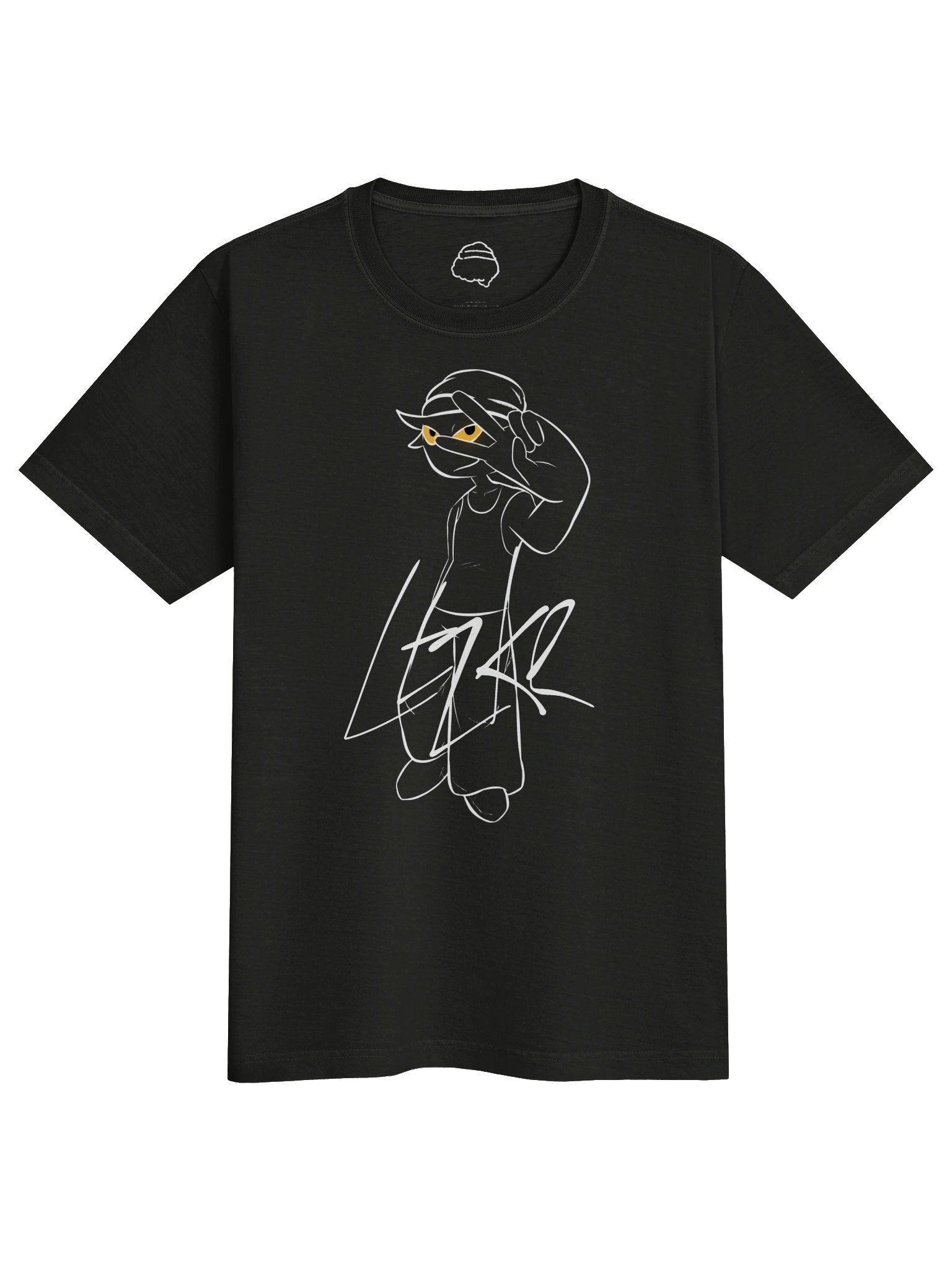 LTZKE Beanie Peace Sign Minimalist Lineart T-Shirt product image (1)