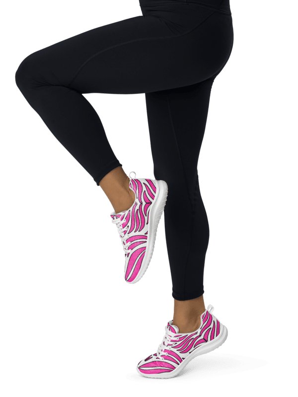 Pink Energy: Symmetrischer Flow-Print Women's Athletic Shoes product image (1)