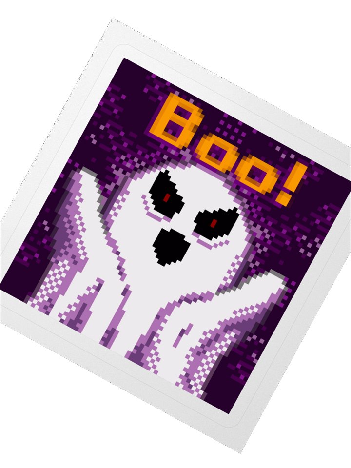 Pixel Ghost Sticker product image (5)