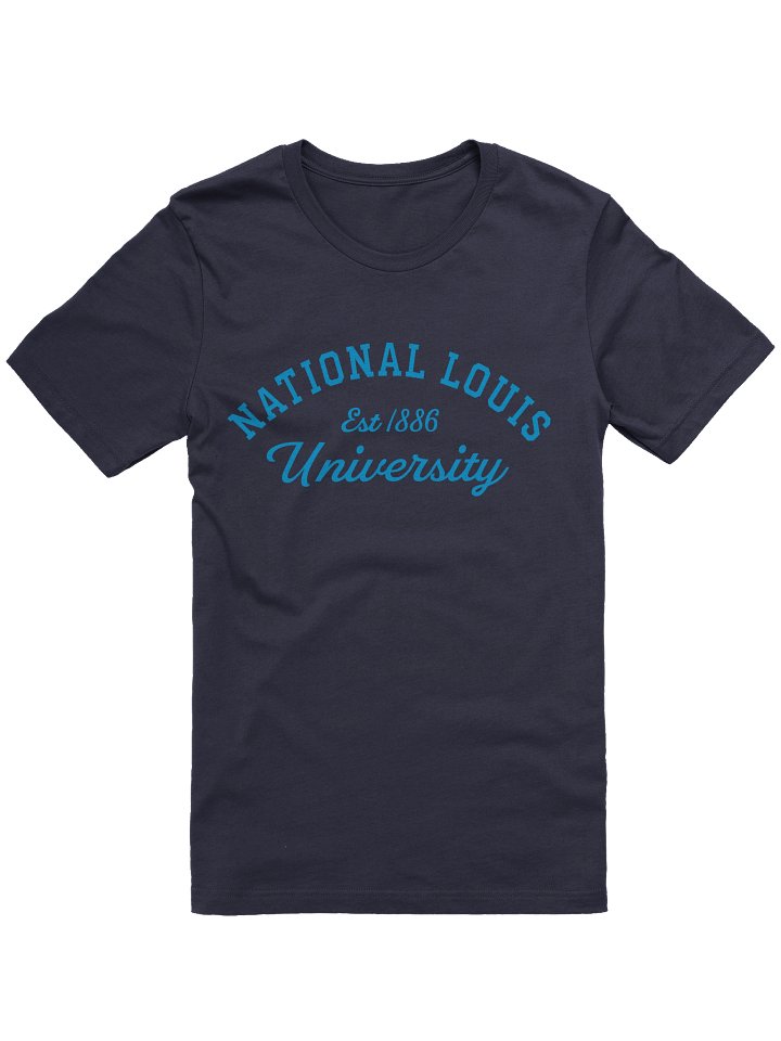 NLU Arch and Script T-Shirt - Navy 2 product image (1)