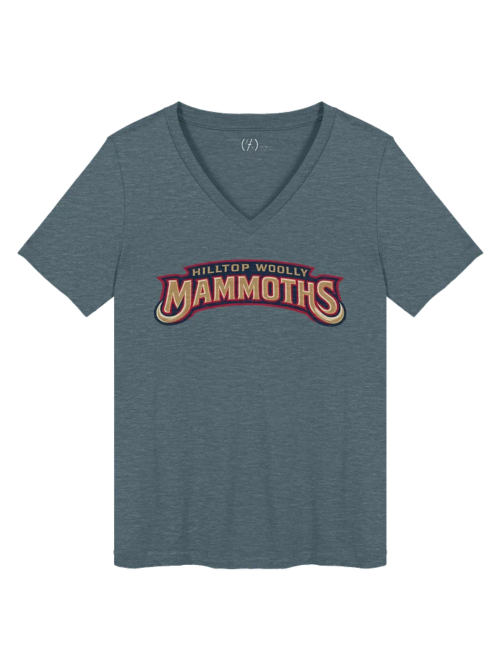 Hilltop Woolly Mammoths (Woolly’s) Women's V-Neck T-Shirt product image (1)