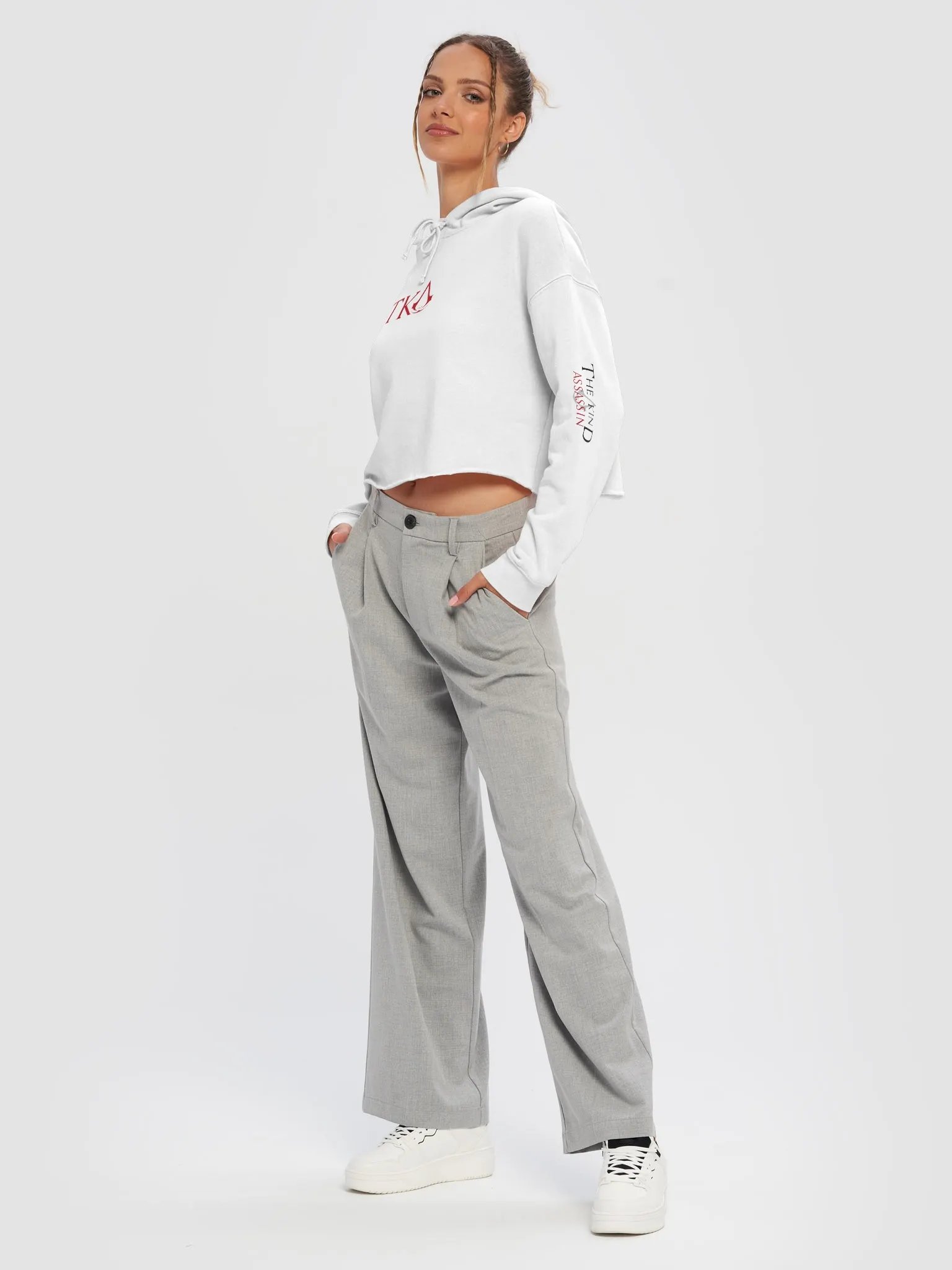 The Kind Assassin | Crop Hoodie product image (2)