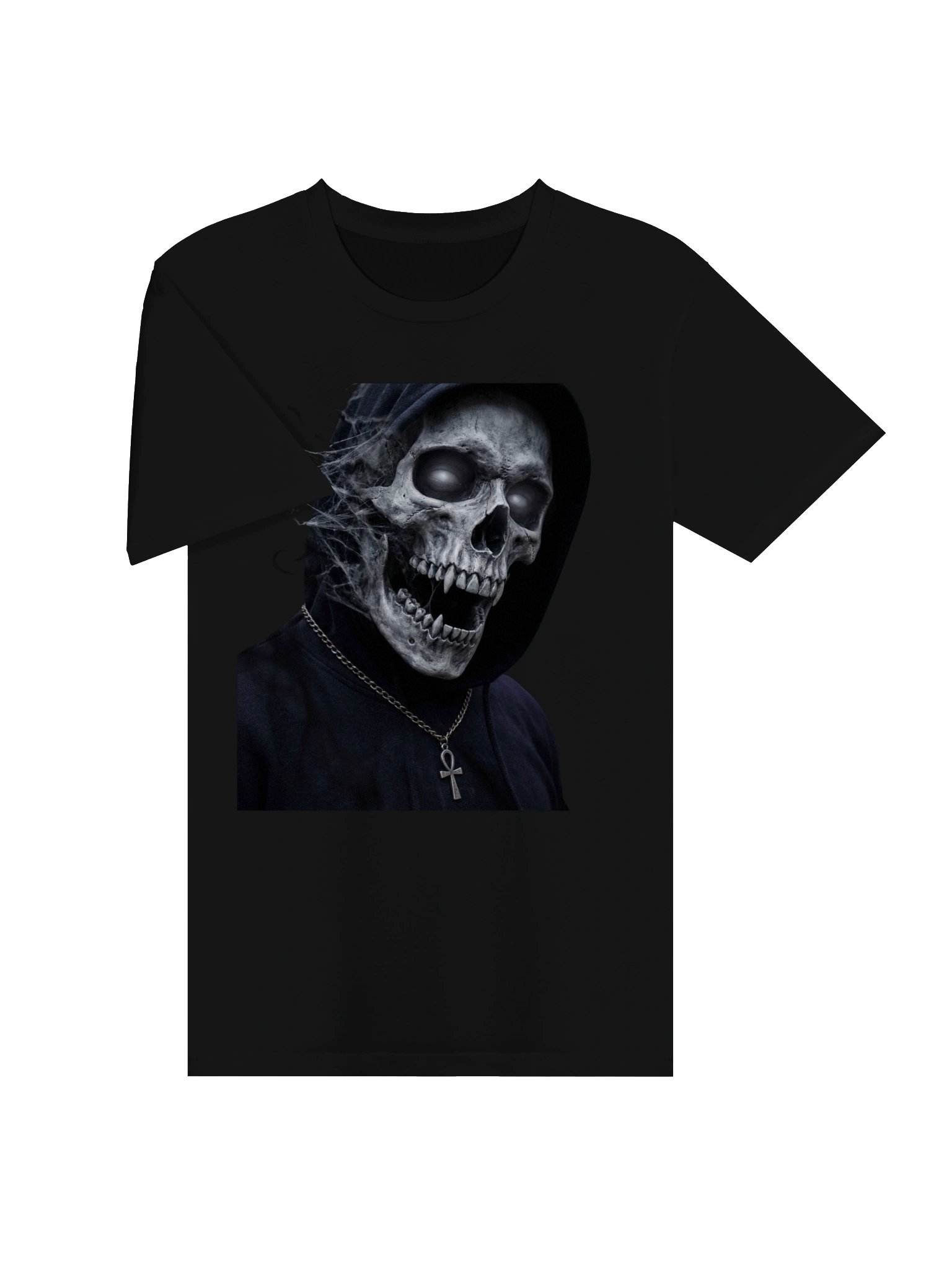 Gothic Skull T-Shirt | Dark Alternative Graphic Tee | Edgy Streetwear Shirt | Skull Gift product image (3)