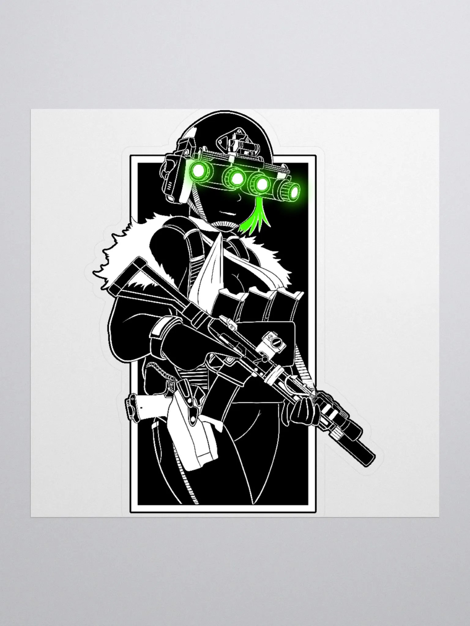 BRN-180 Pickle Chan Sticker product image (1)