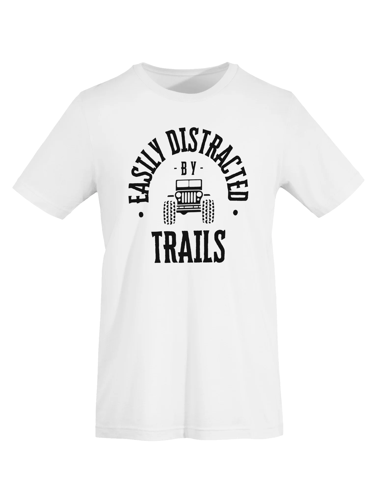 Distracted by Trails Supersoft Tee - Black Logo product image (5)