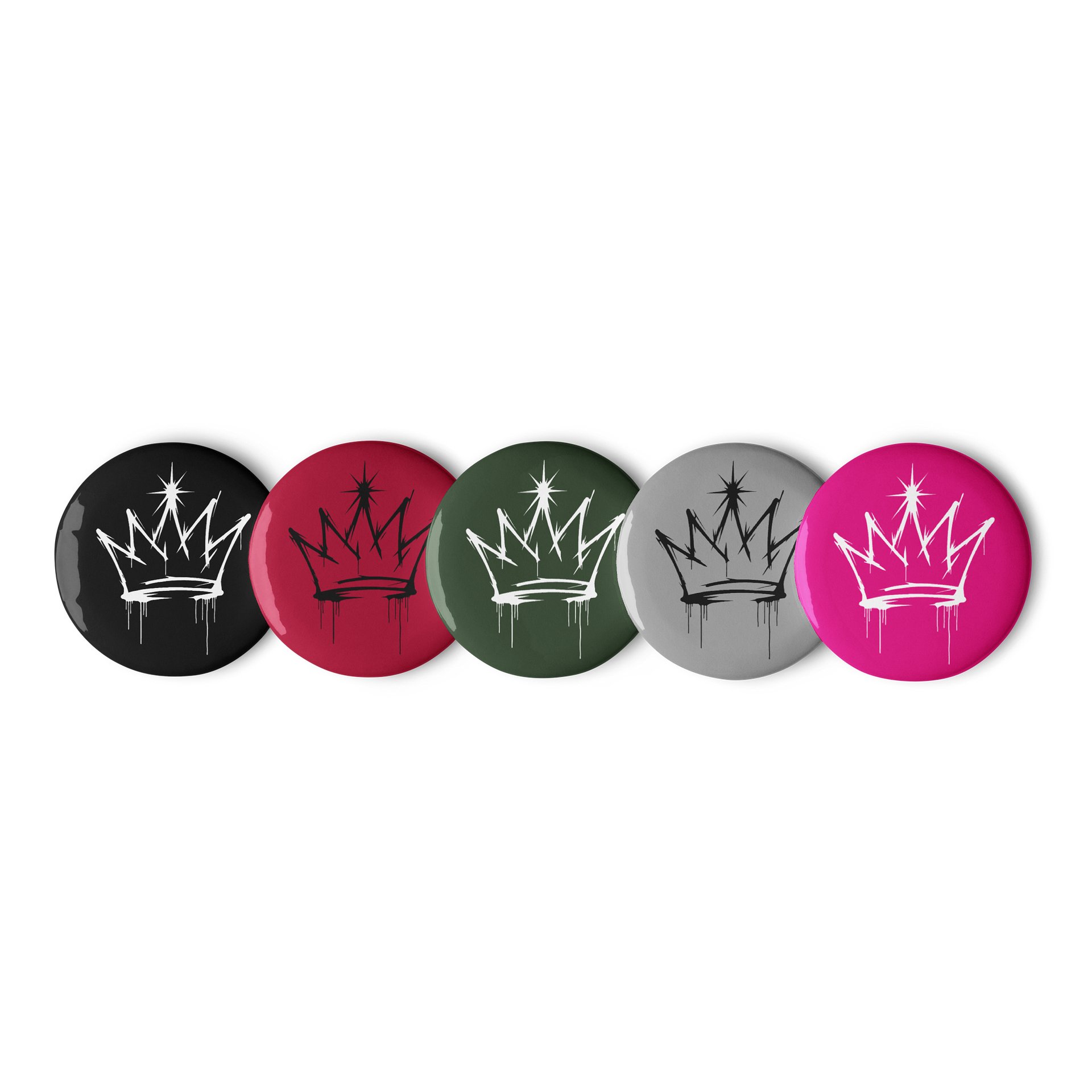 ONE KING Urban Crown Pin Buttons Set product image (1)