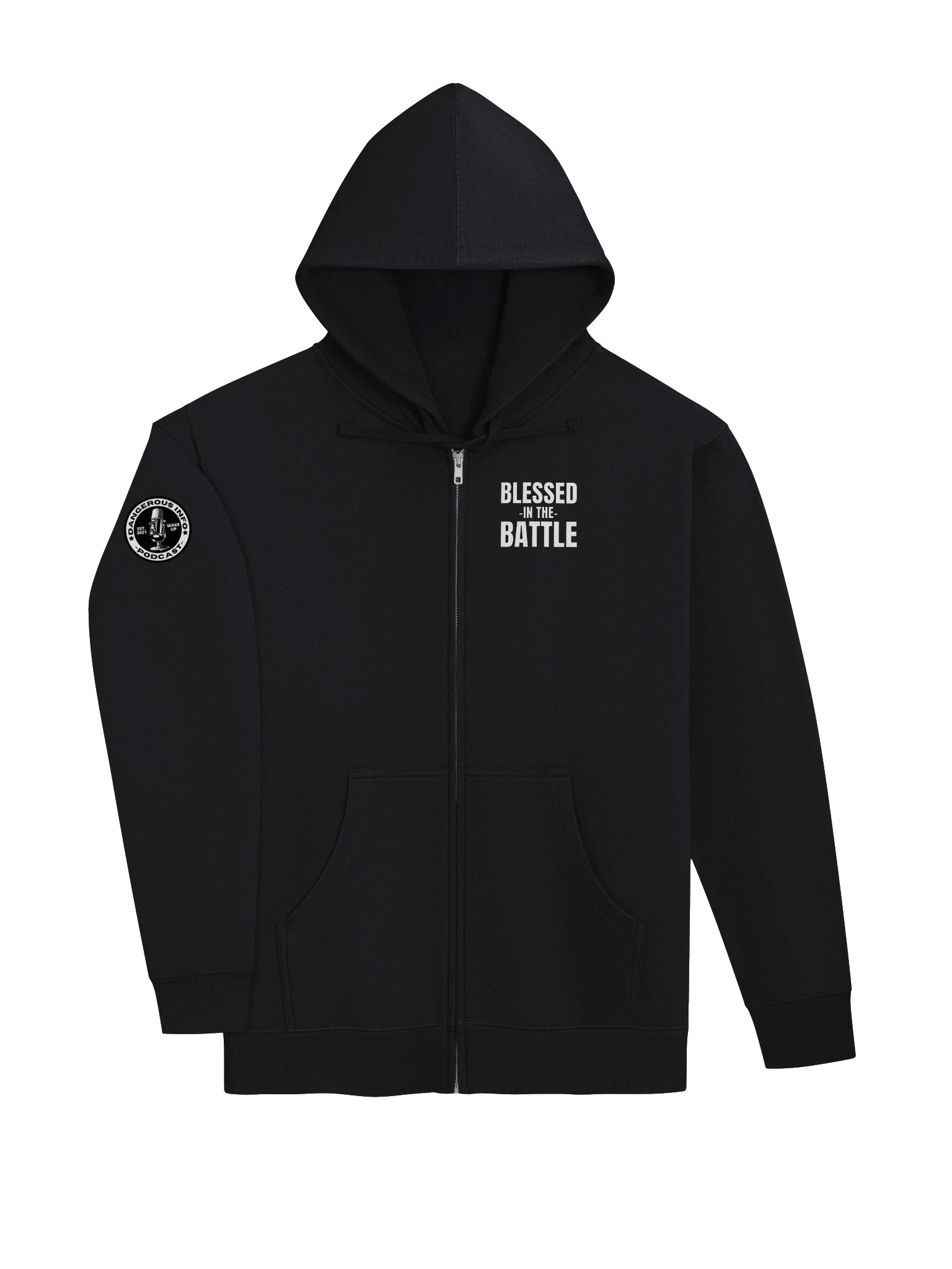 Blessed in the Battle Zip-Up Hoodie product image (1)