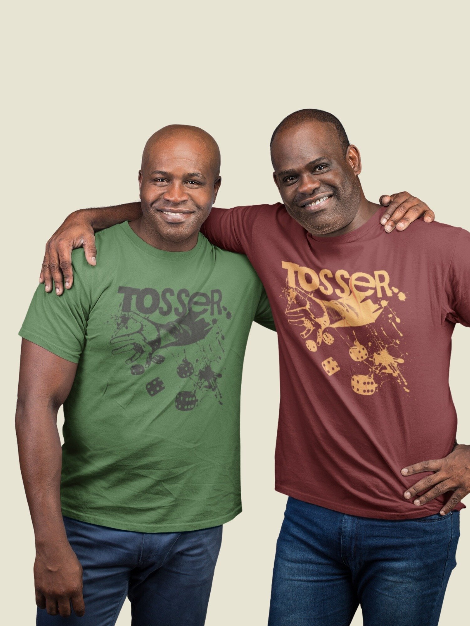 Tosser Dice Rolling Unisex T-shirt for Board Gamers - Cardinal product image (3)