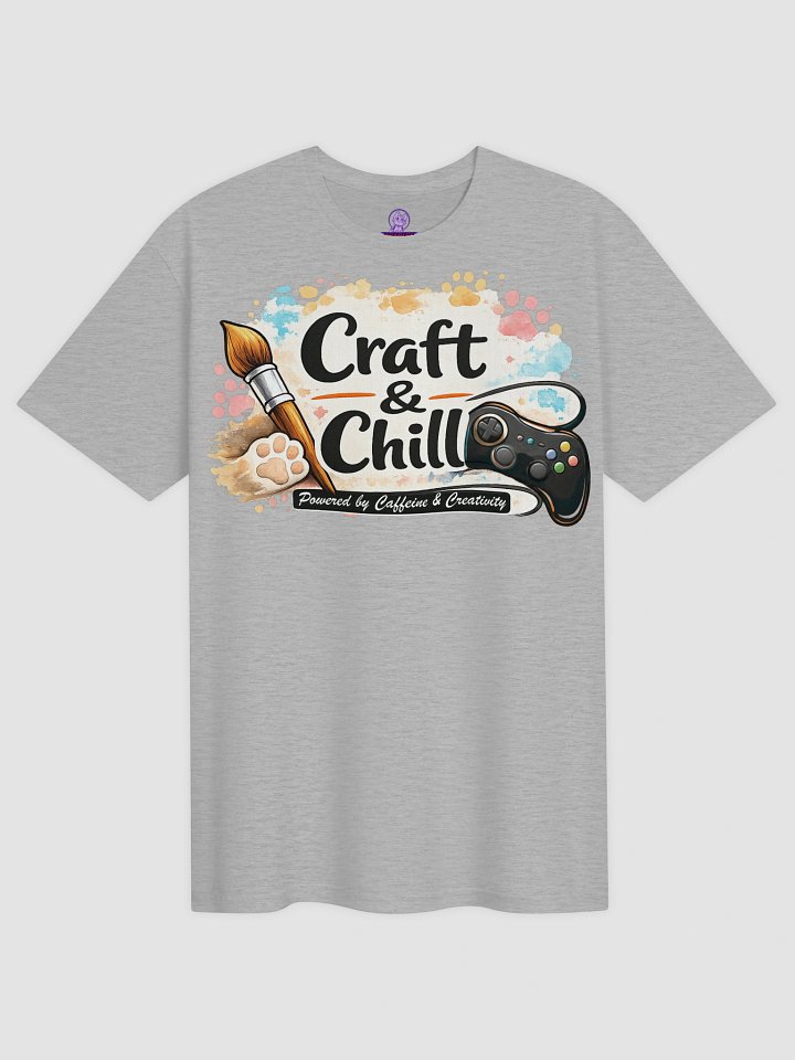 Craft & Chill Cat Cafe Print T-Shirt product image (6)