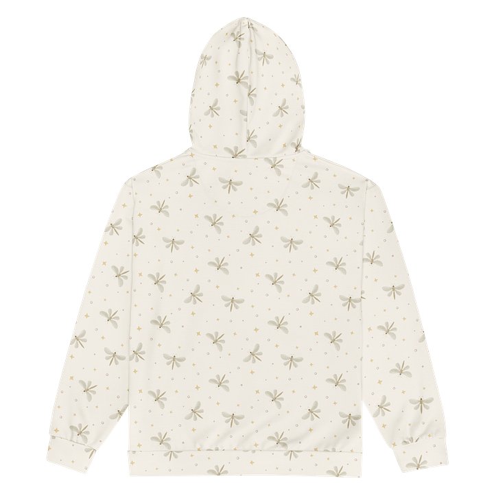 Serene Dragonflies Recycled Unisex Zip Hoodie product image (2)