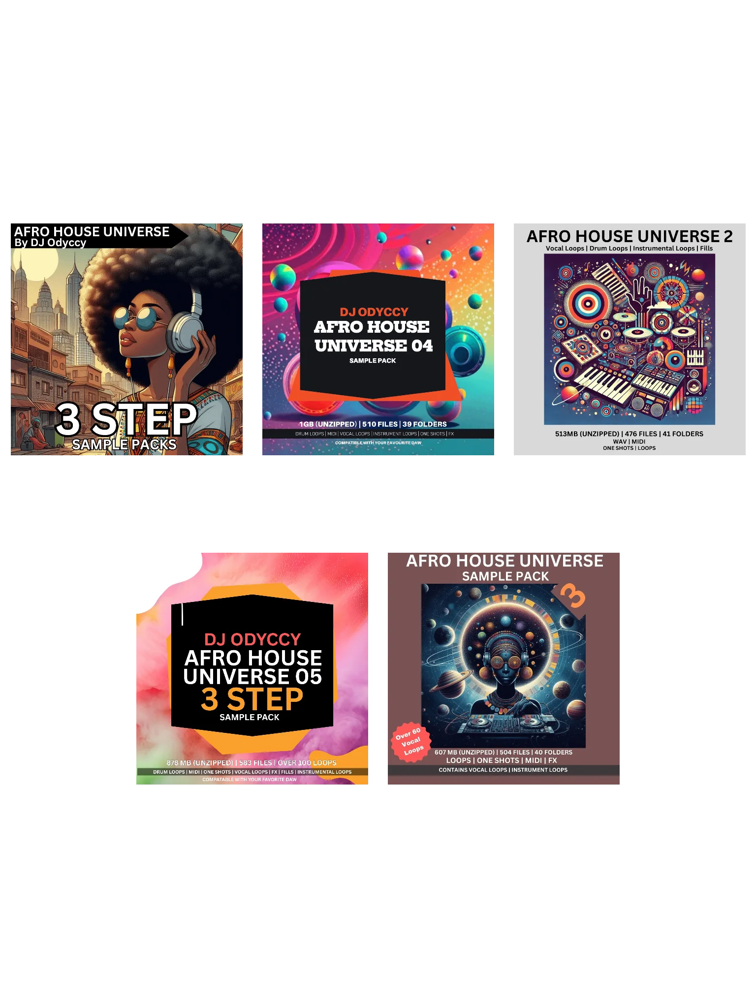 Afro House Universe: Complete 5-Pack Bundle product image (1)