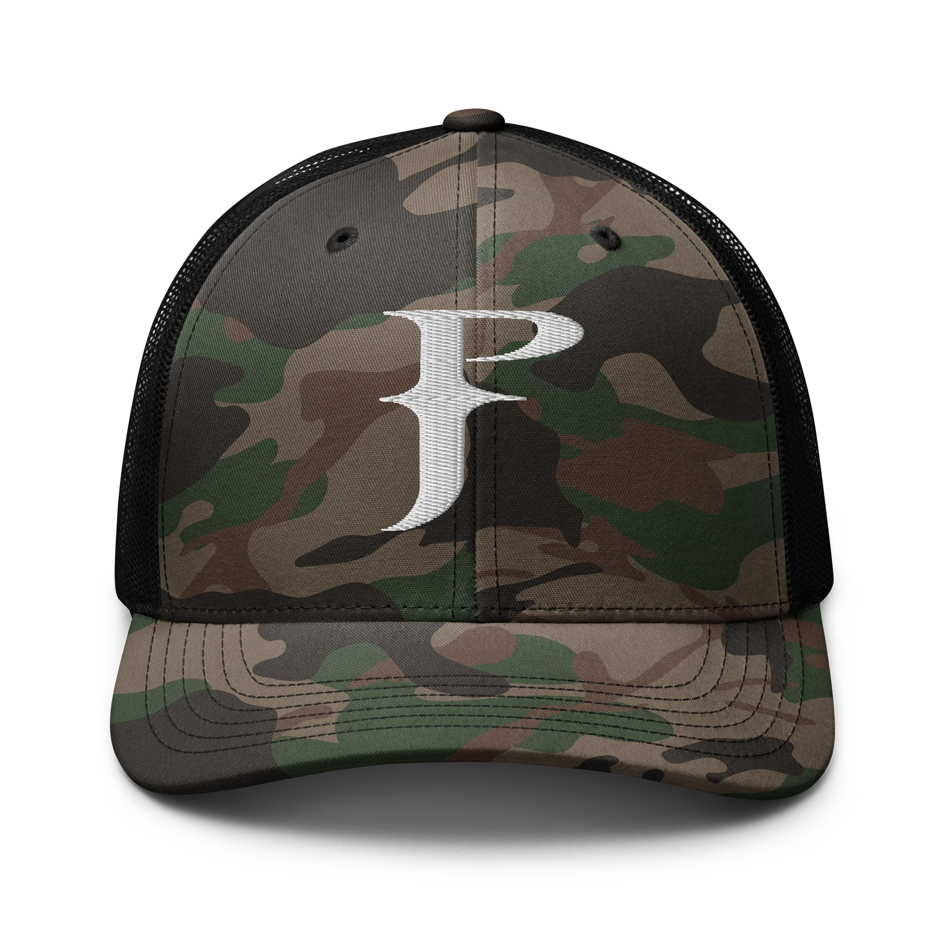 Pearl Jade Monochrome Abstract Otto Cap Trucker Hat