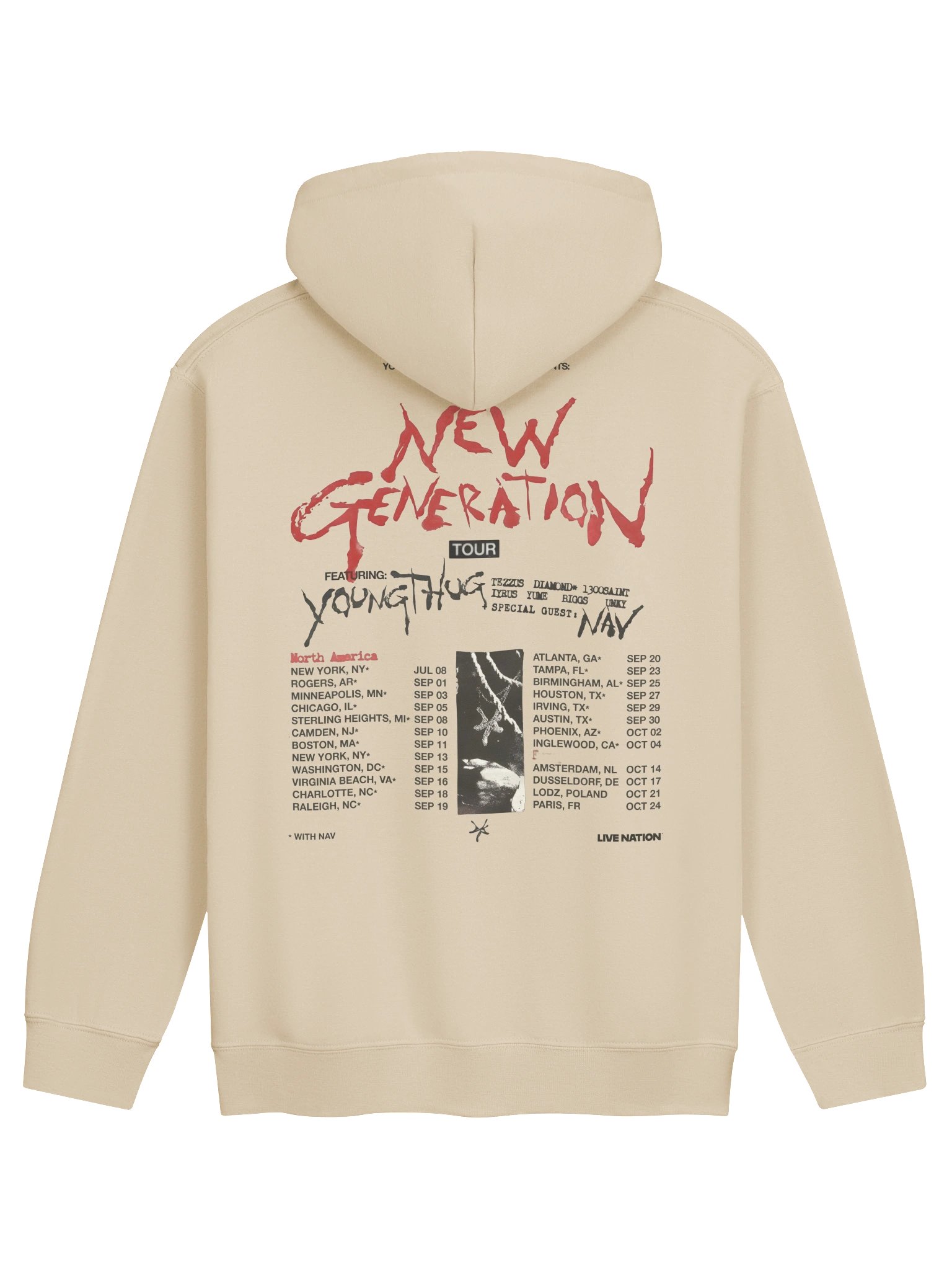 Young Thug The New Generation Tour Merch Hoodie product image (2)